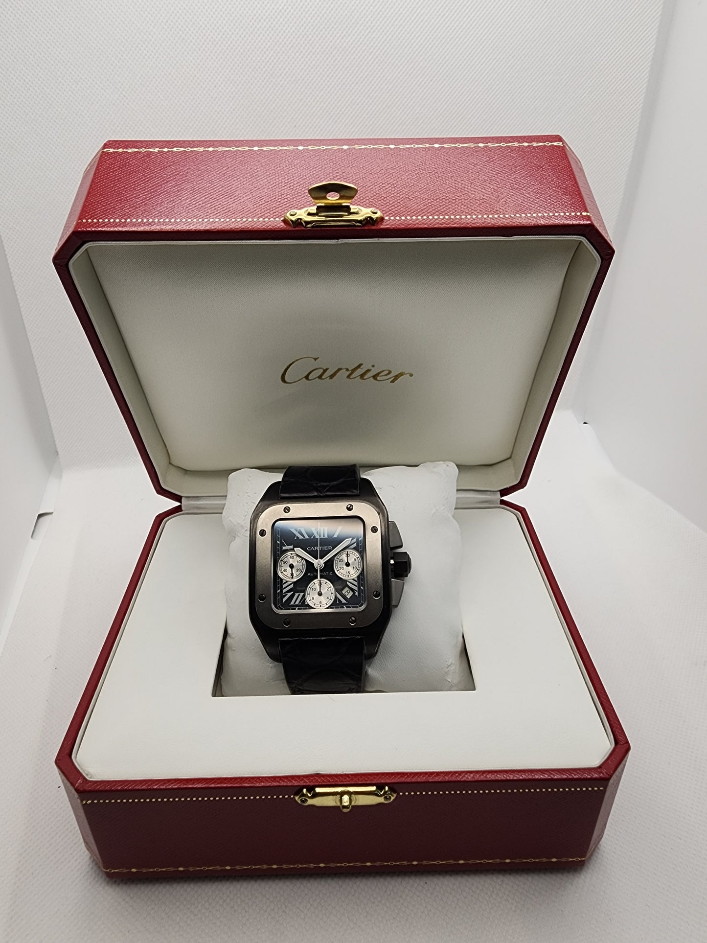 Cartier Santos XL 100 Chrono W2020004 'Oversized Chronograph'