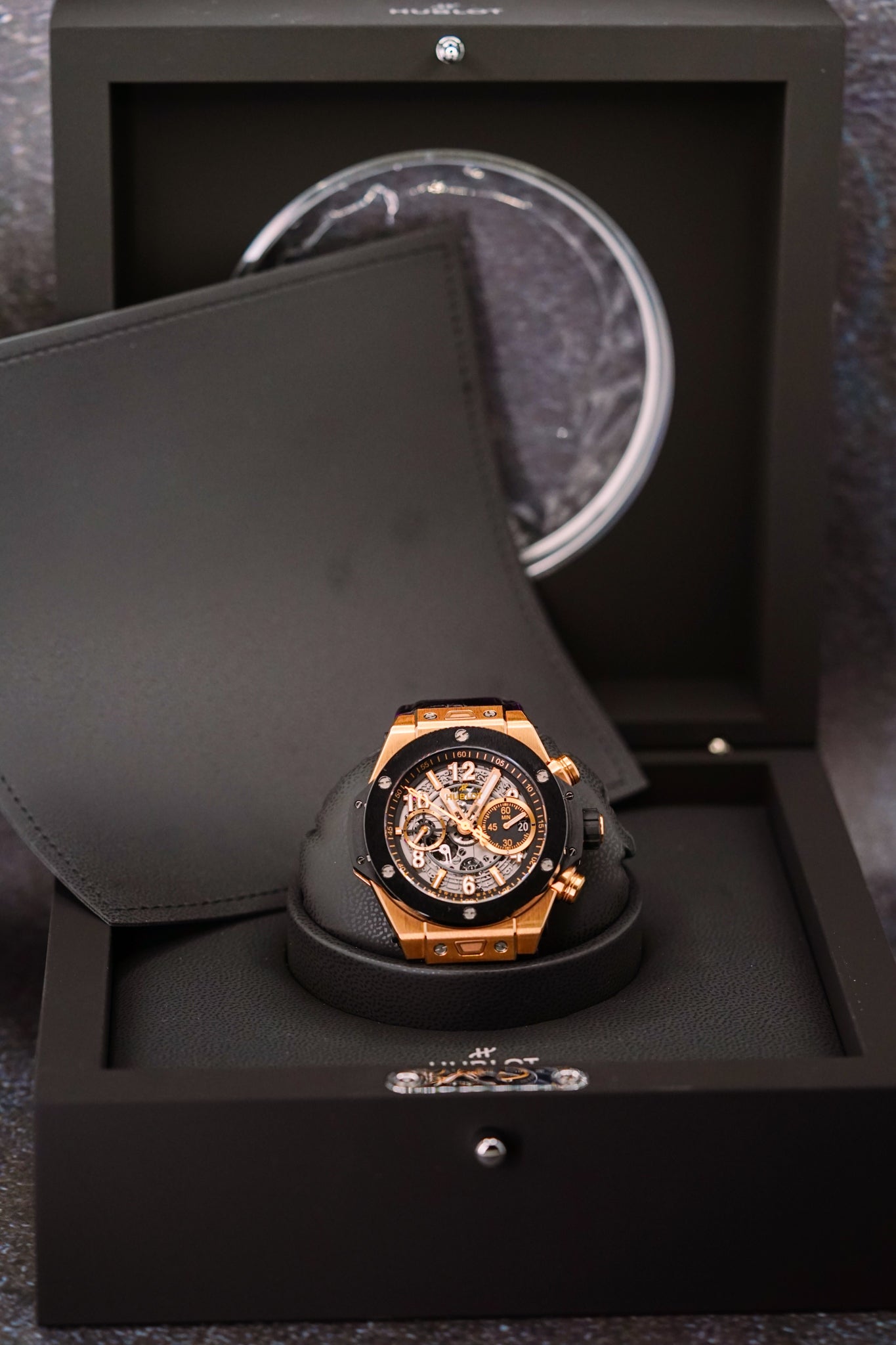 Hublot Big Bang Unico 421.OM.1180.RX King Gold 44mm Black Ceramic