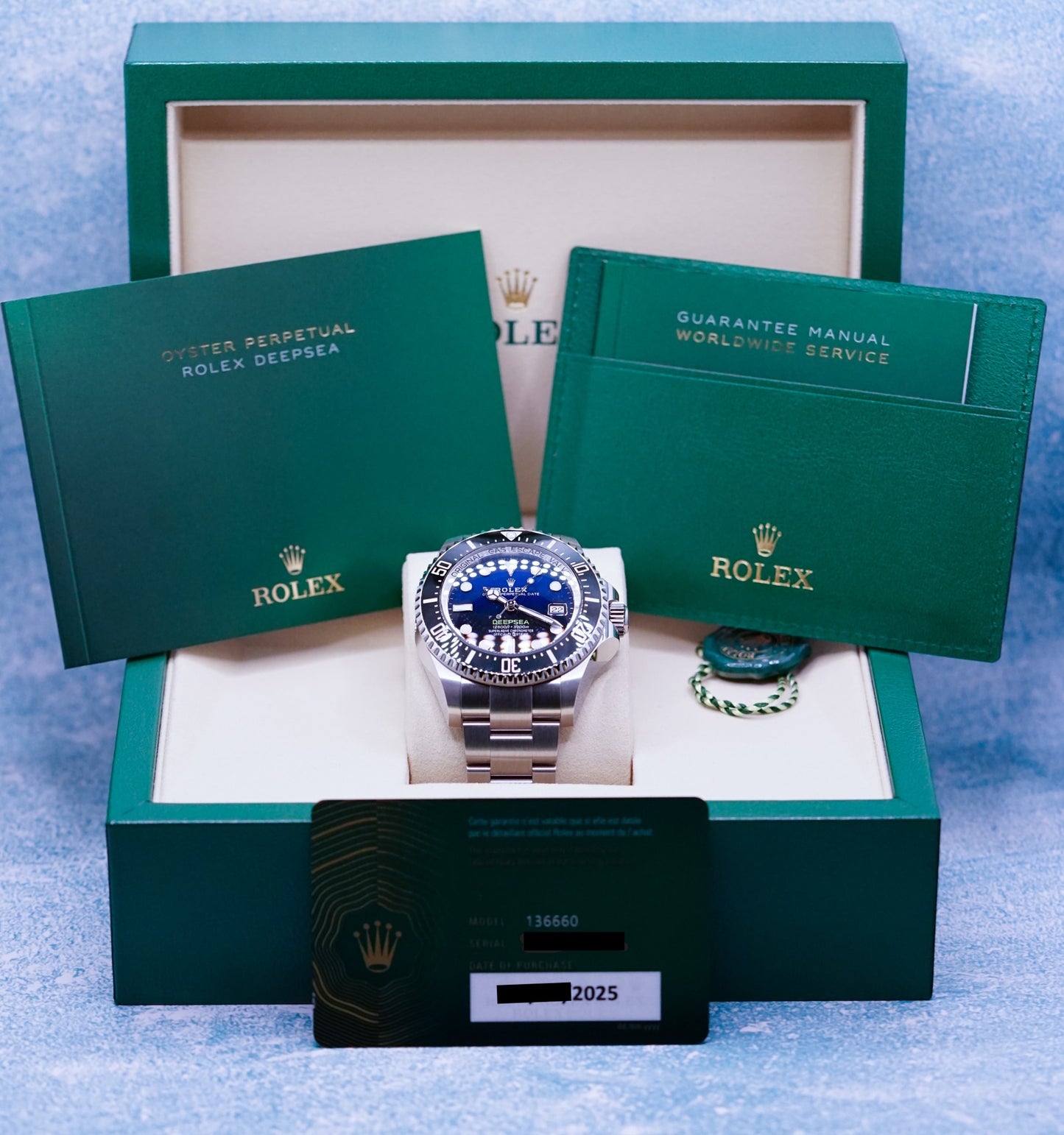 Rolex Deepsea Sea-Dweller 136660 "James Cameron" BRAND NEW COMPLETE SET