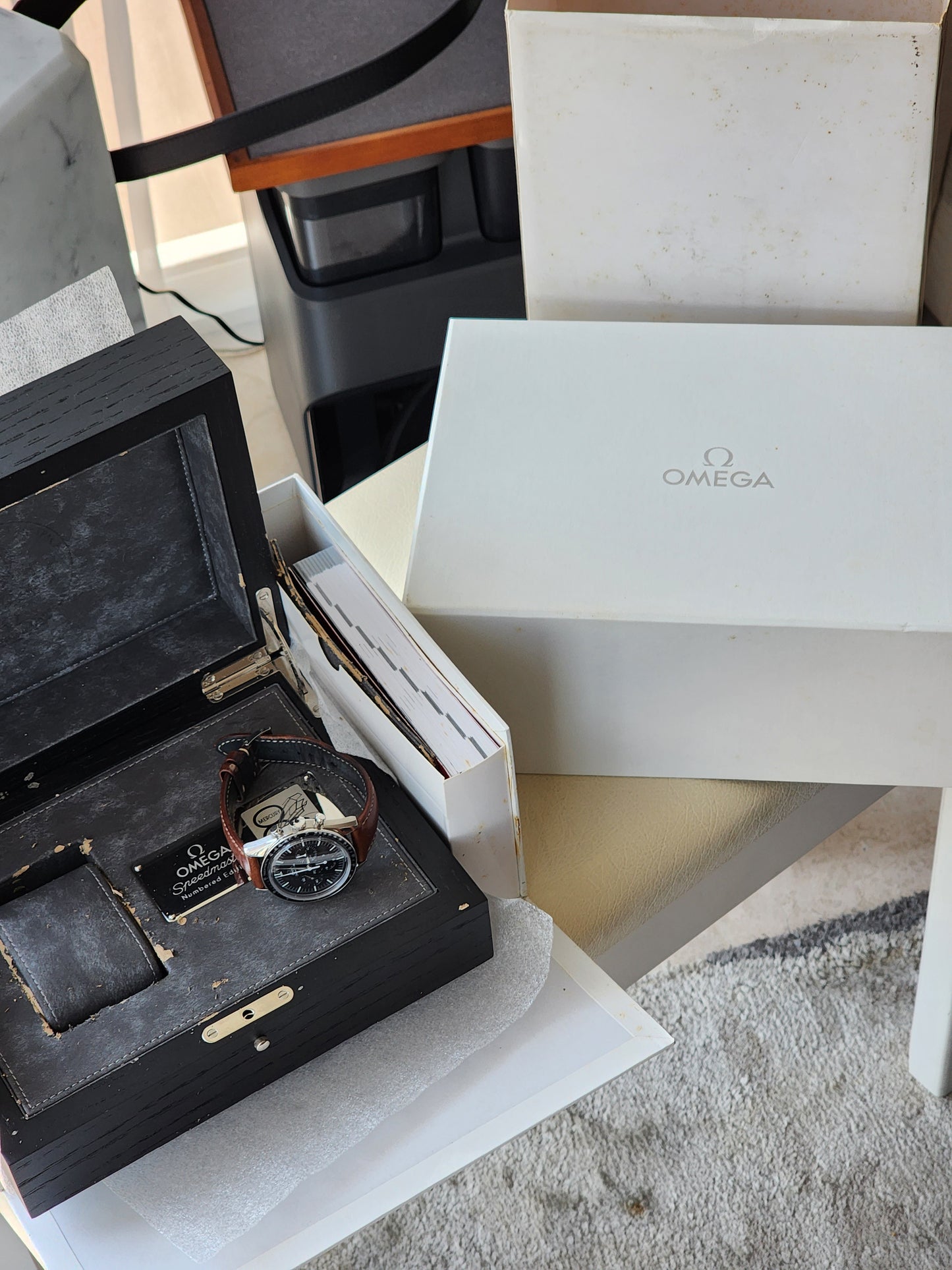 Omega Speedmaster 1957 Trilogy 60th Anniversary Limited 311.10.39.30.01.001 Broad Arrow Reissue
