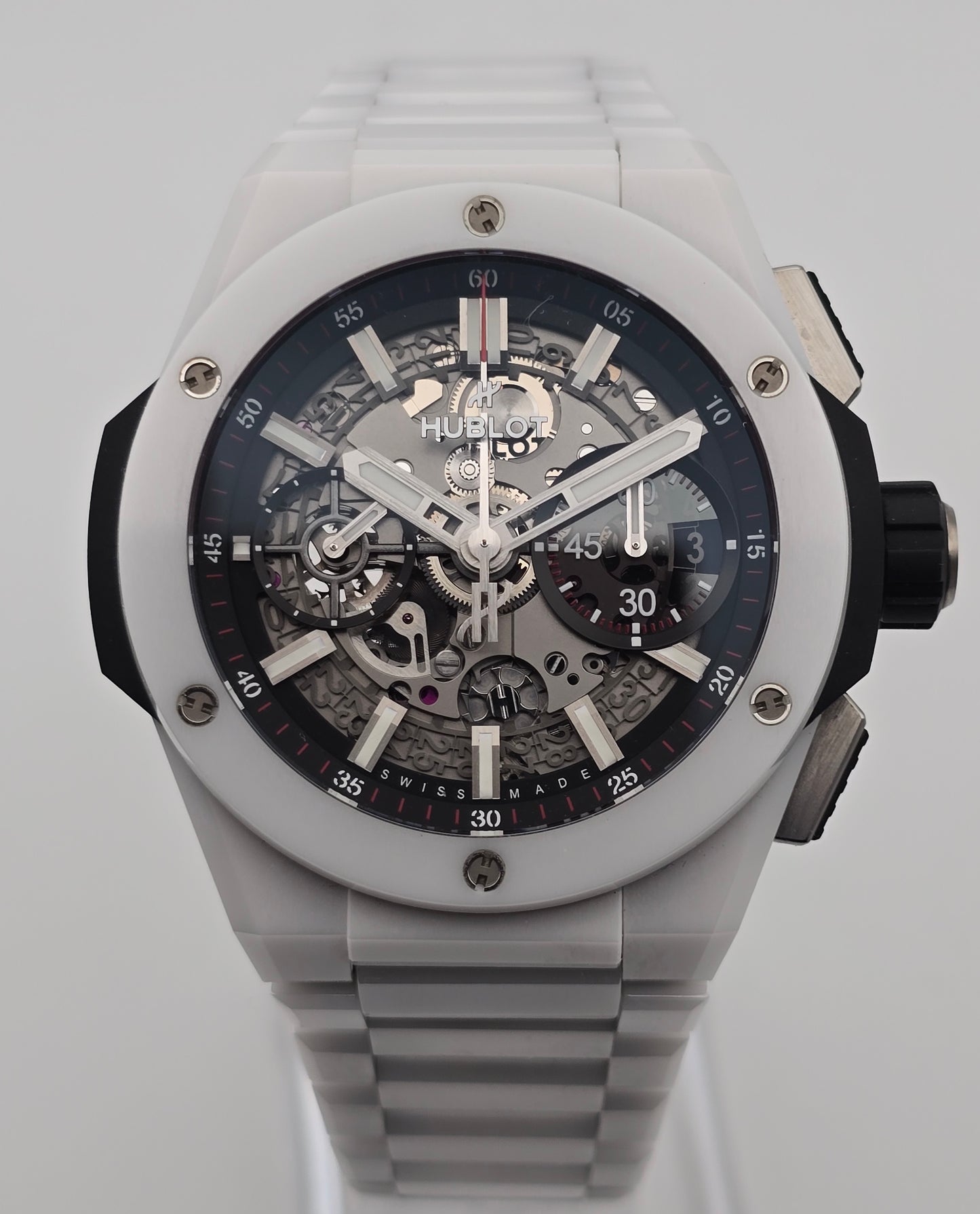 Hublot Big Bang 451.HX.1123.HX White Integral Skeleton Dial