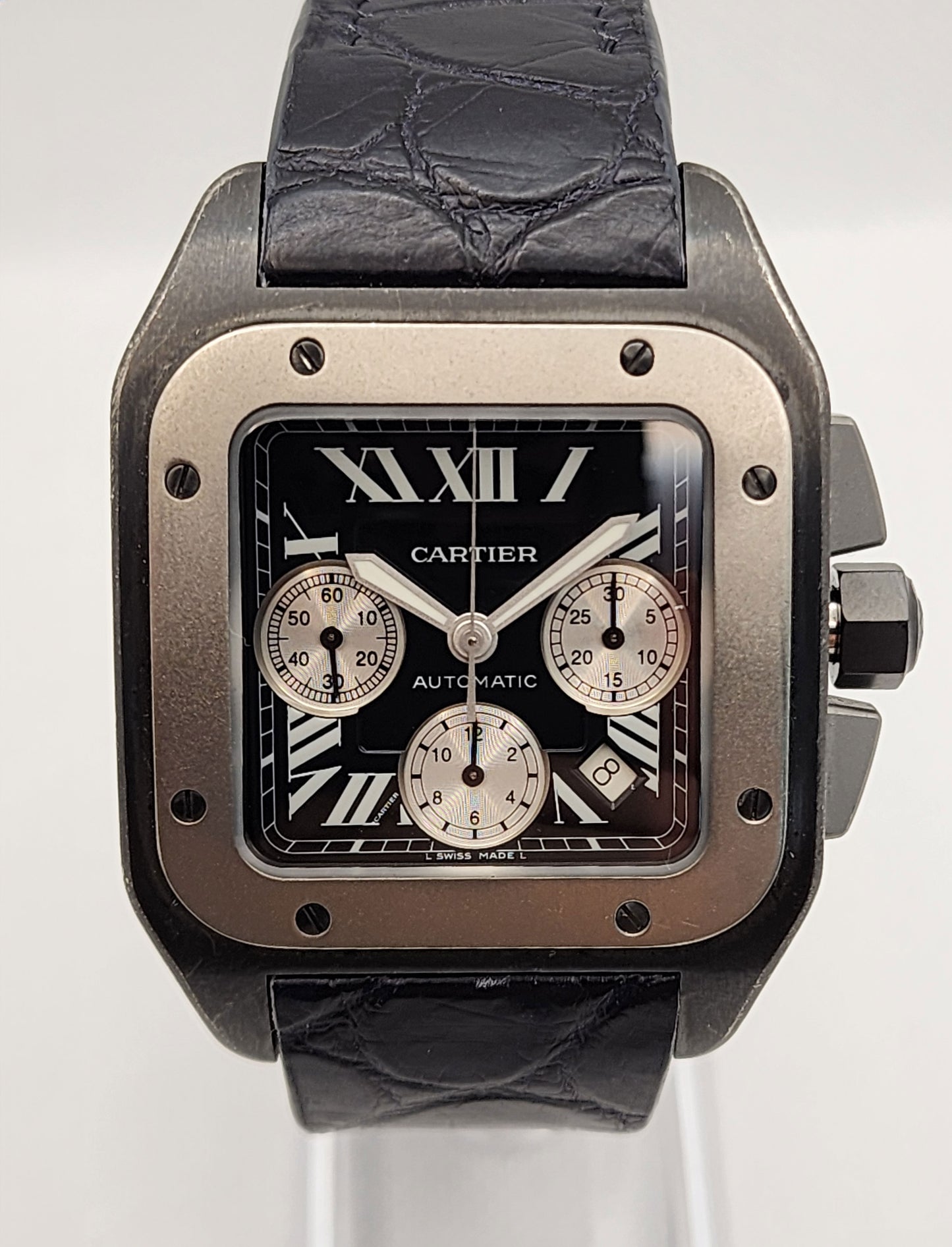 Cartier Santos XL 100 Chrono W2020004 'Oversized Chronograph'