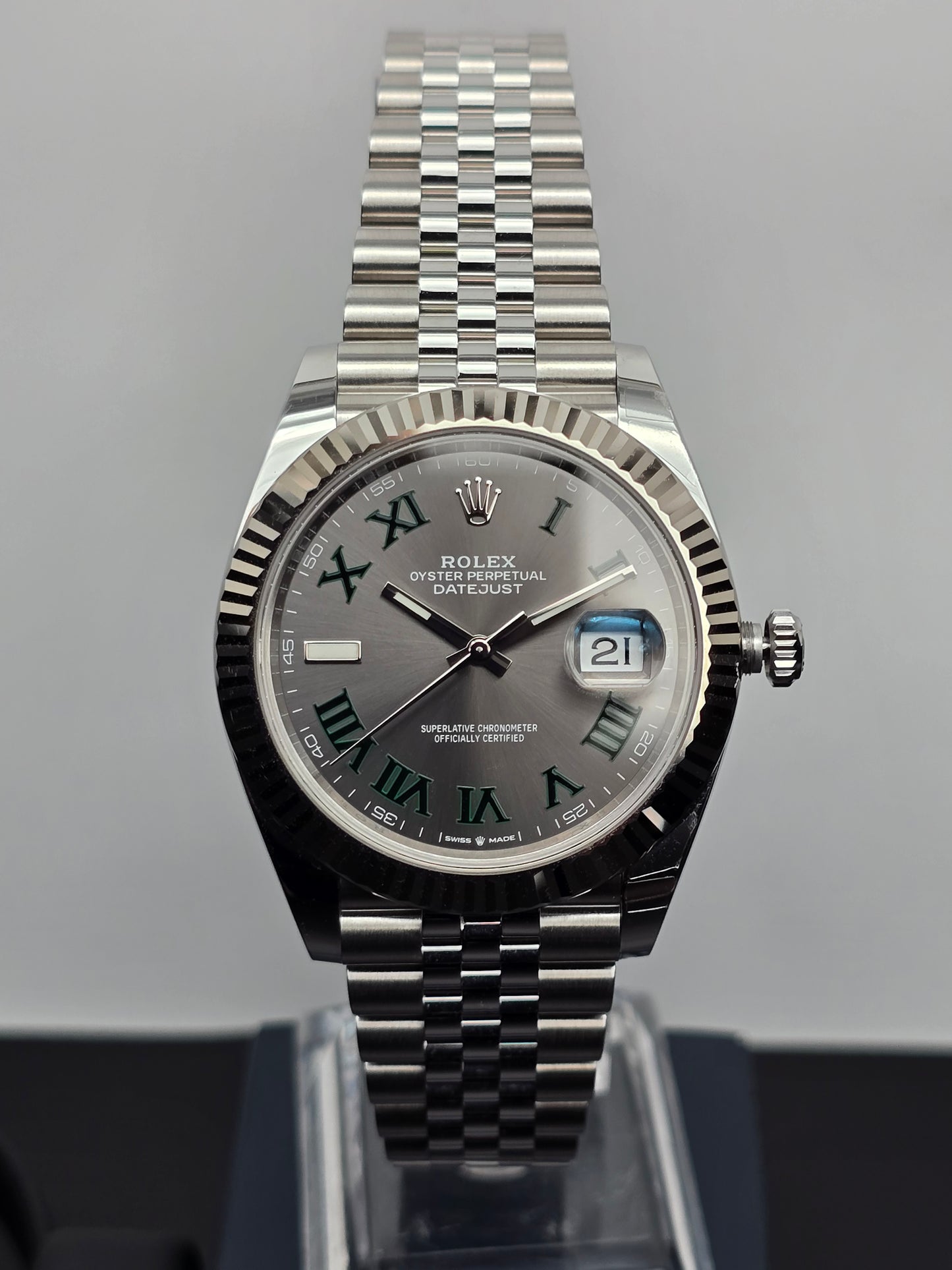Rolex Datejust 41mm Jubilee 126334 Wimbledon Dial not daytona, datejust 2, datejust ii, tudor, seadweller, skydweller