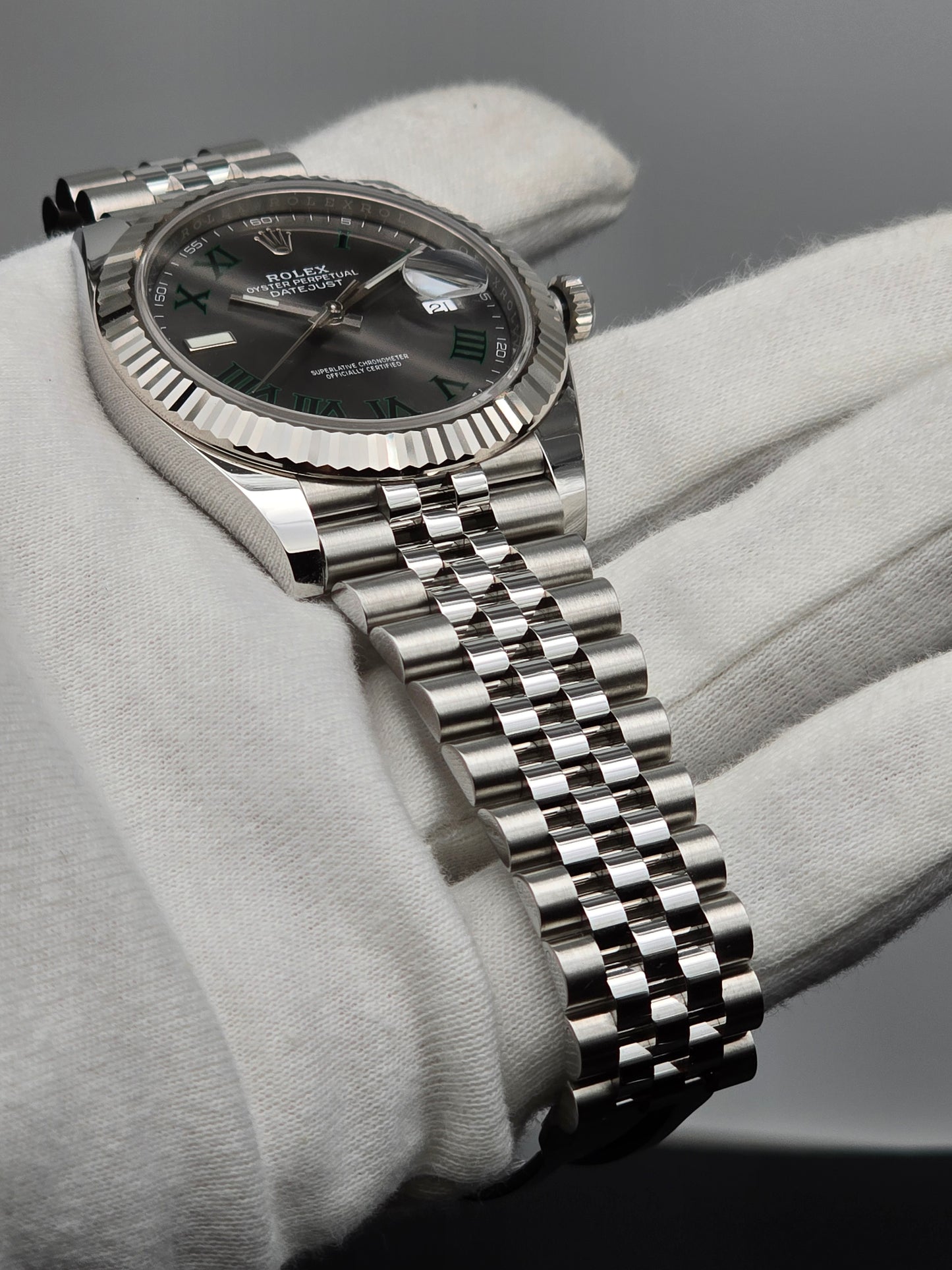 Rolex Datejust 41mm Jubilee 126334 Wimbledon Dial not daytona, datejust 2, datejust ii, tudor, seadweller, skydweller