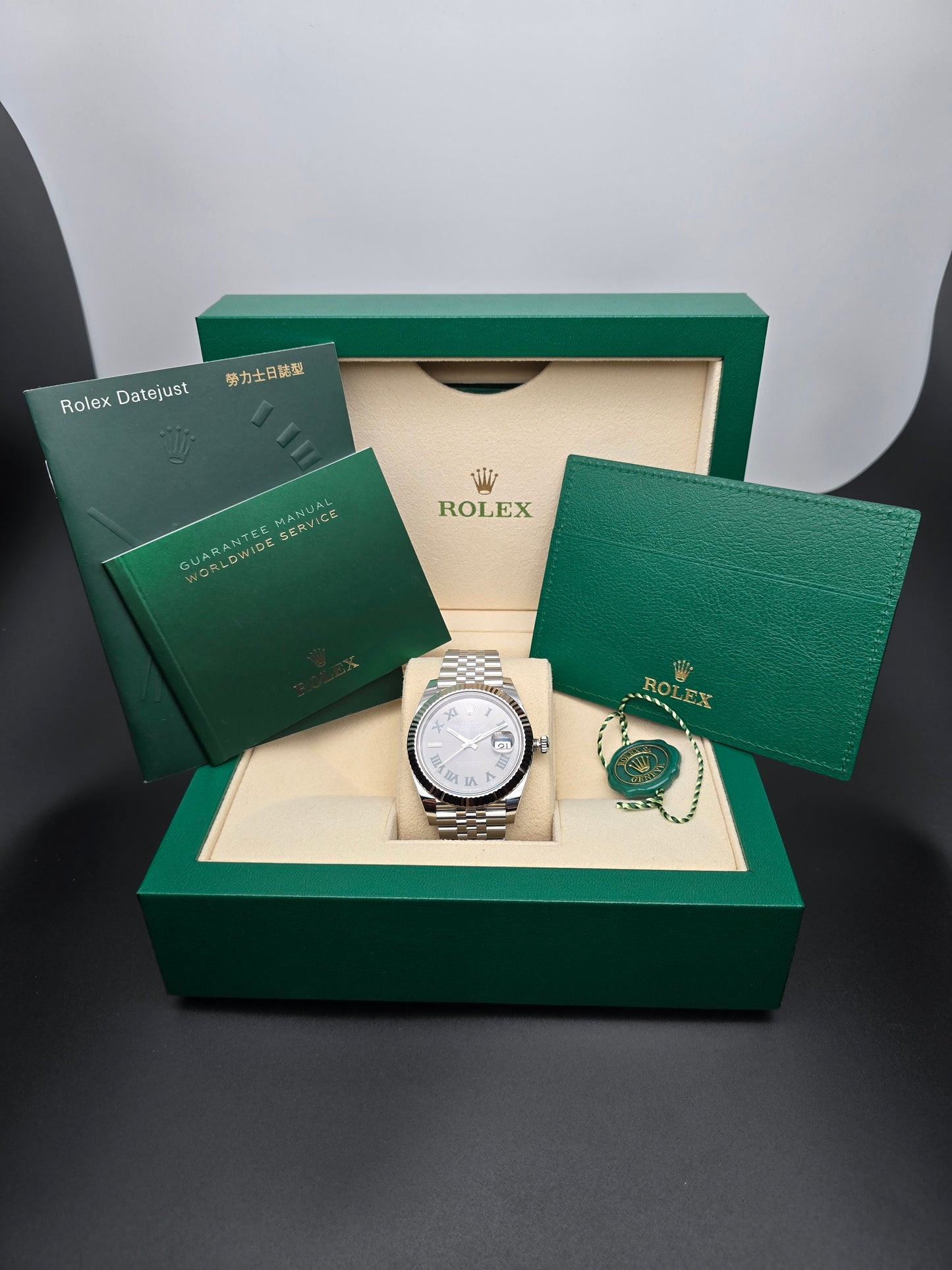 Rolex Datejust 41mm Jubilee 126334 Wimbledon Dial not daytona, datejust 2, datejust ii, tudor, seadweller, skydweller