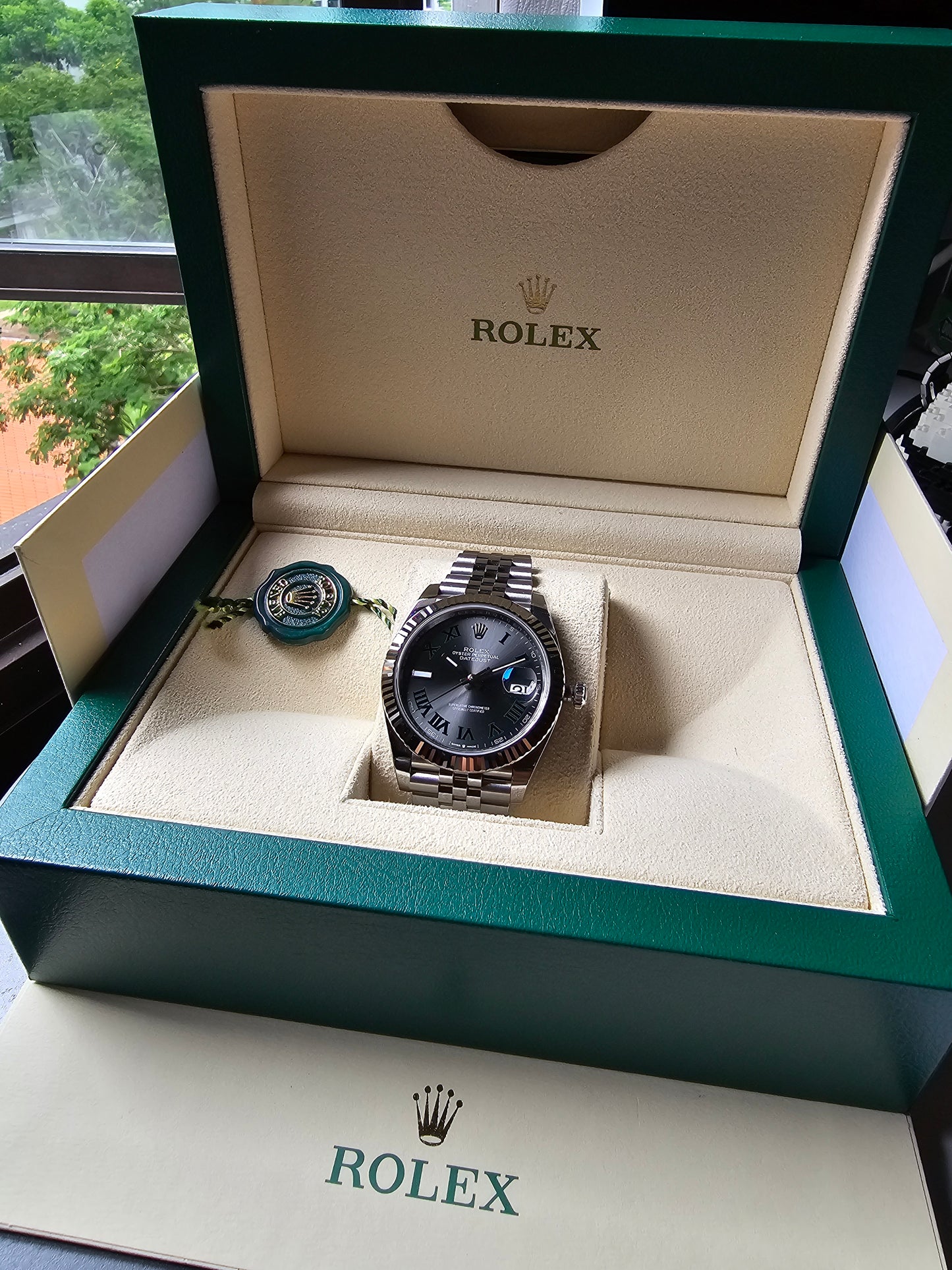 Rolex Datejust 41mm Jubilee 126334 Wimbledon Dial not daytona, datejust 2, datejust ii, tudor, seadweller, skydweller