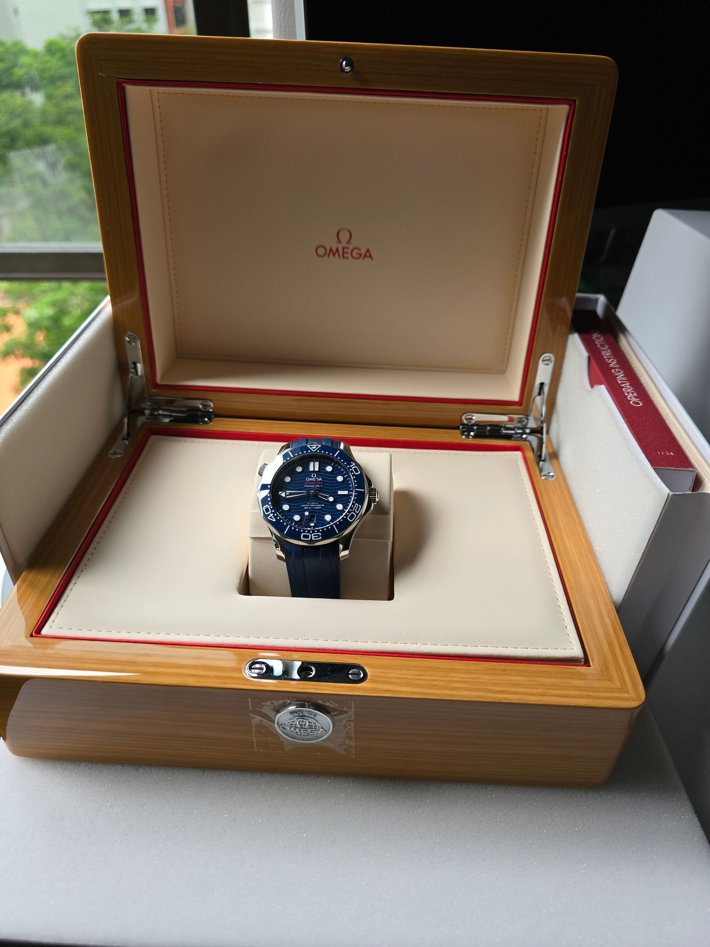 Omega Seamaster Diver 300M 210.32.42.20.03.001 Wave Dial