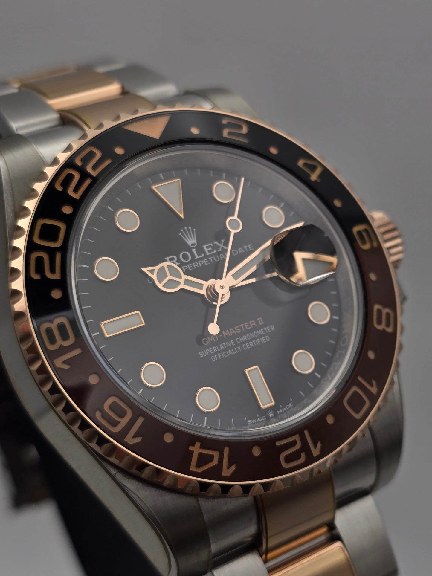ROLEX GMT-MASTER II 126711CHNR "ROOT BEER" EVEROSE ROLESOR