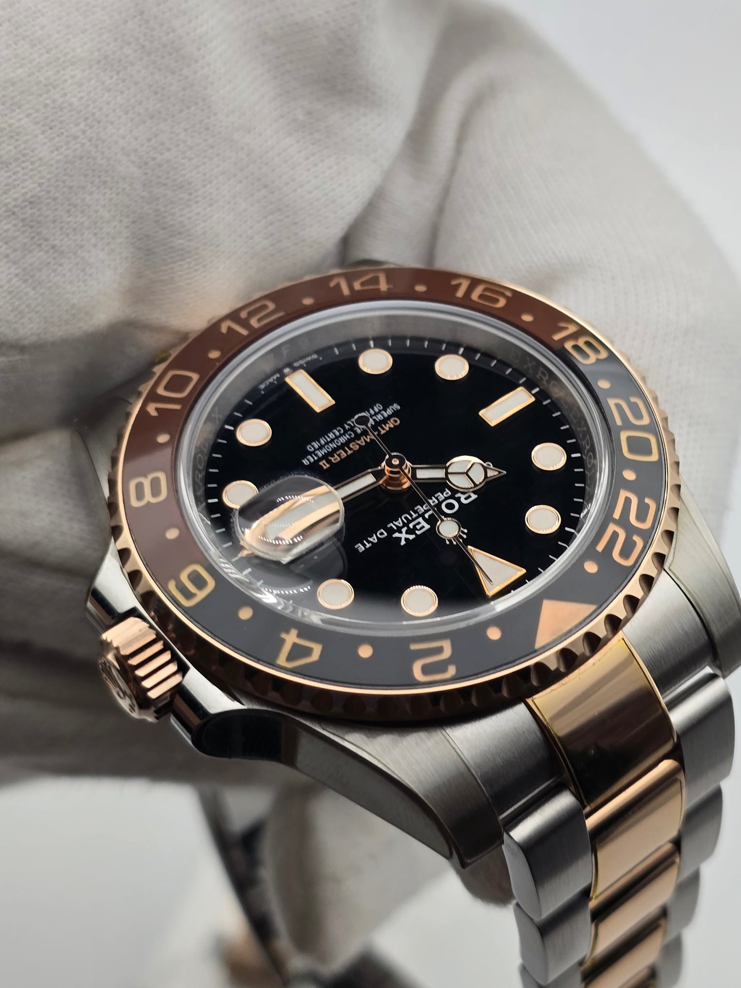 ROLEX GMT-MASTER II 126711CHNR "ROOT BEER" EVEROSE ROLESOR