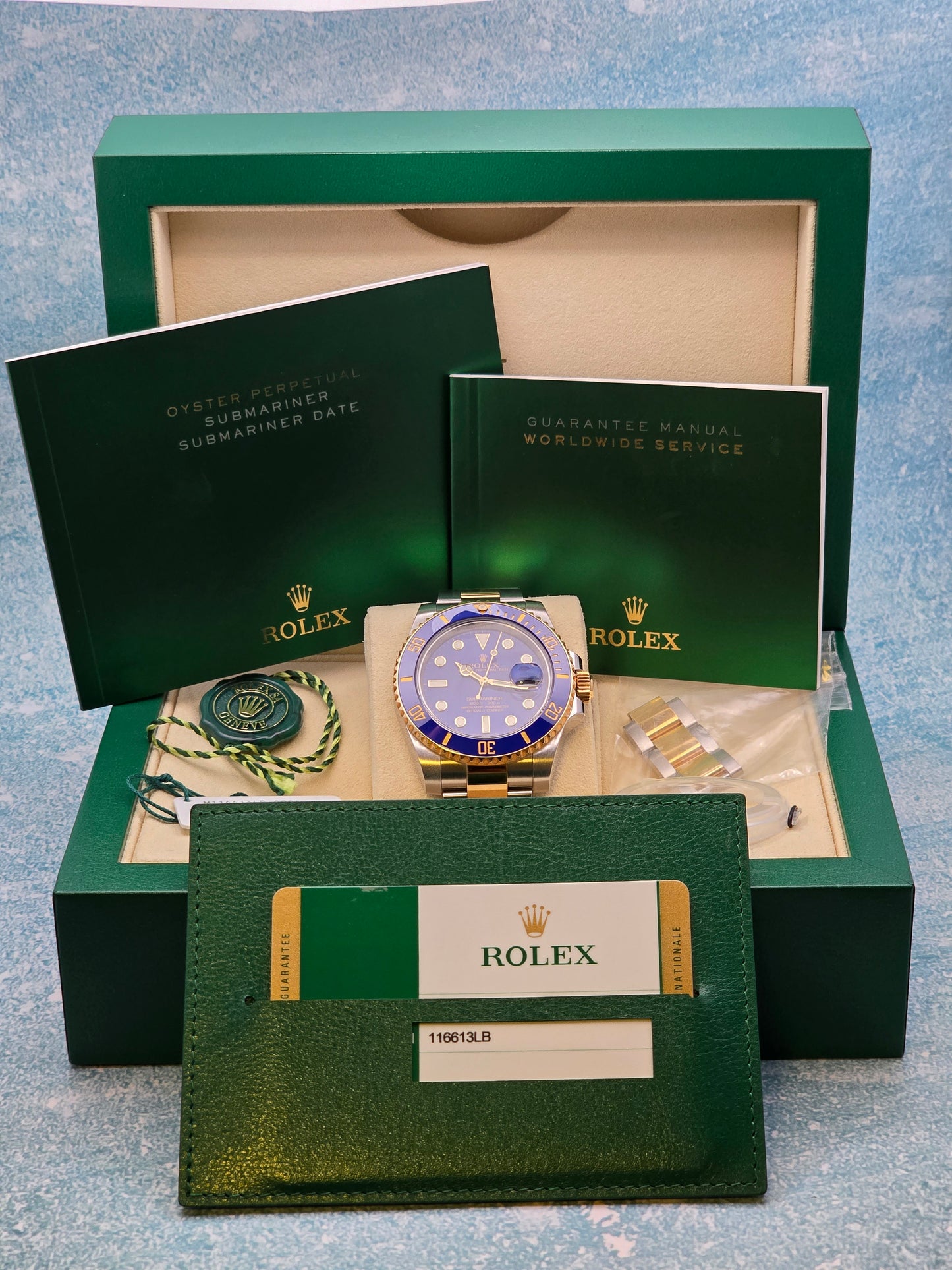Rolex Submariner 116613LB 'Bluesy' Two-Tone