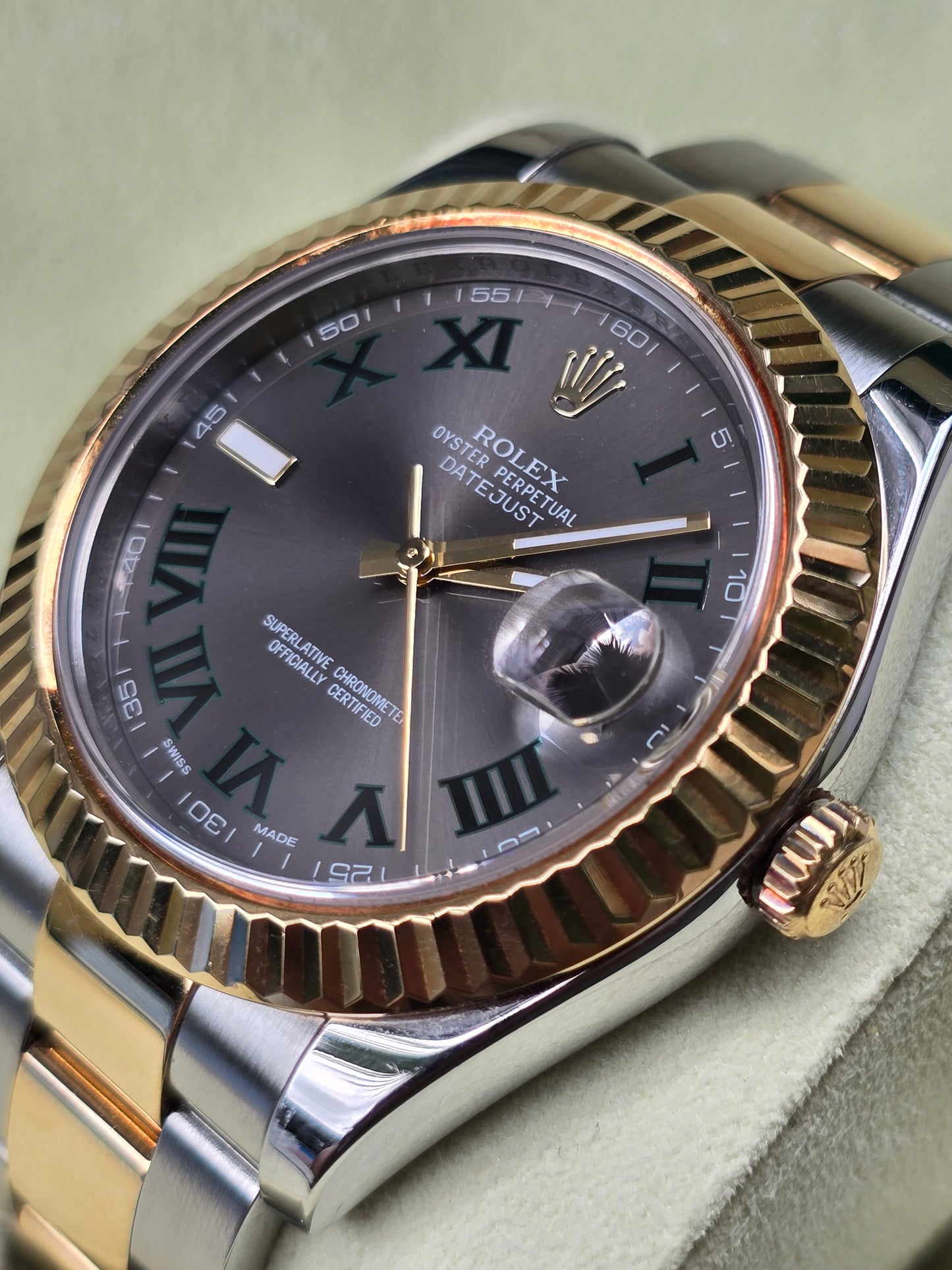Rolex Datejust 116333 'Wimbledon' Two-Tone