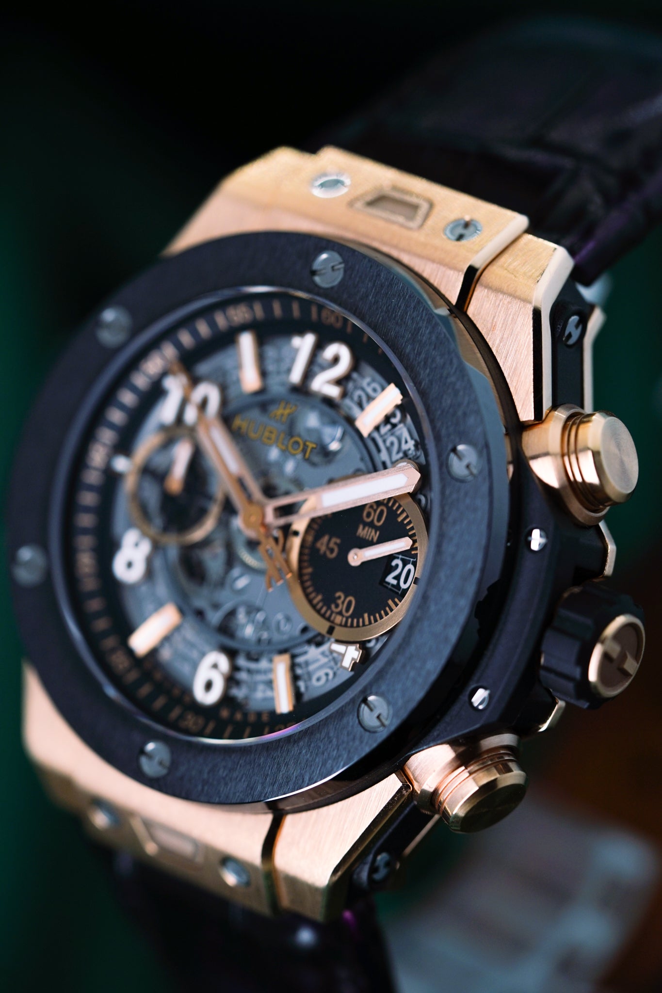 Hublot Big Bang Unico 421.OM.1180.RX King Gold 44mm Black Ceramic