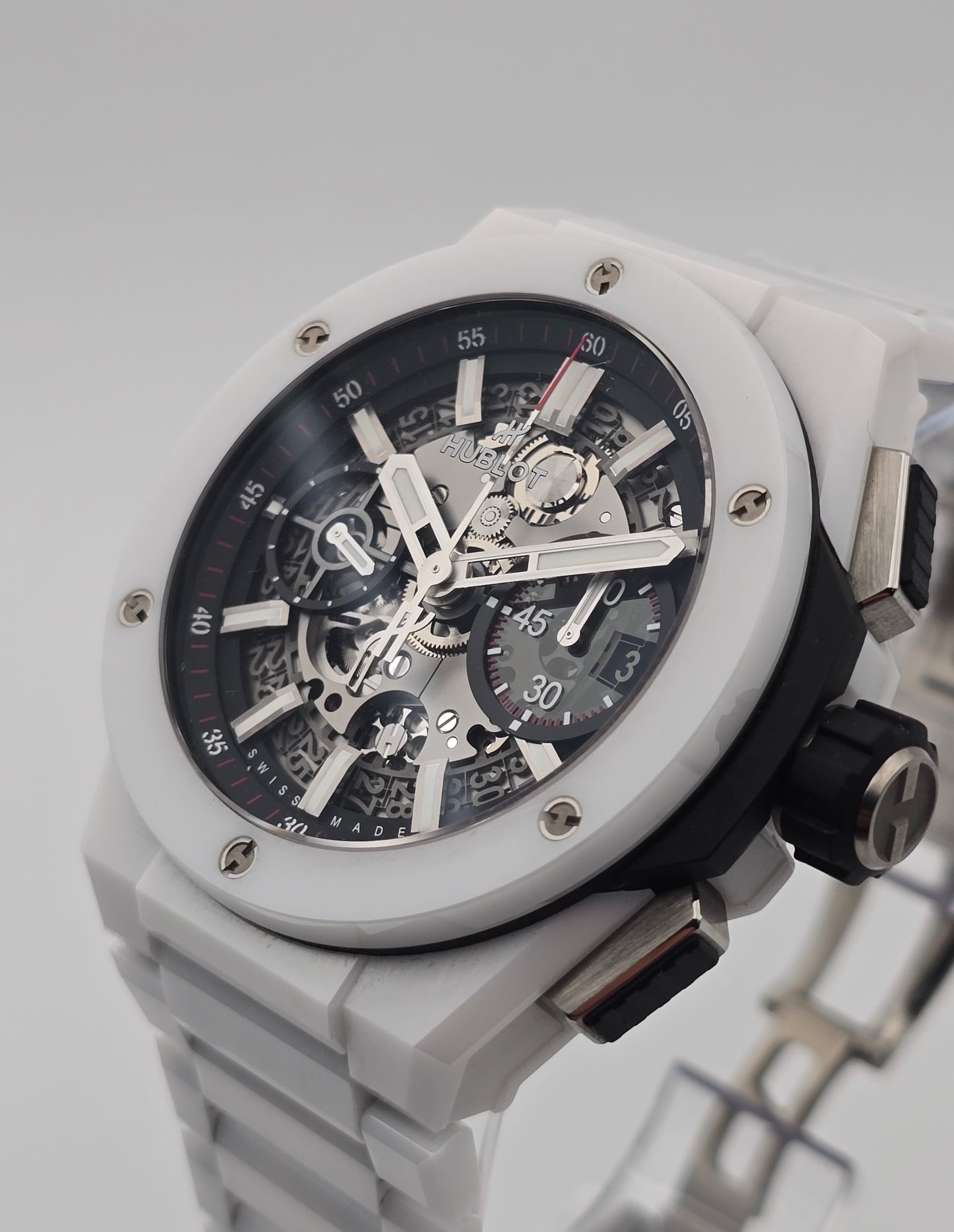Hublot Big Bang 451.HX.1123.HX White Integral Skeleton Dial