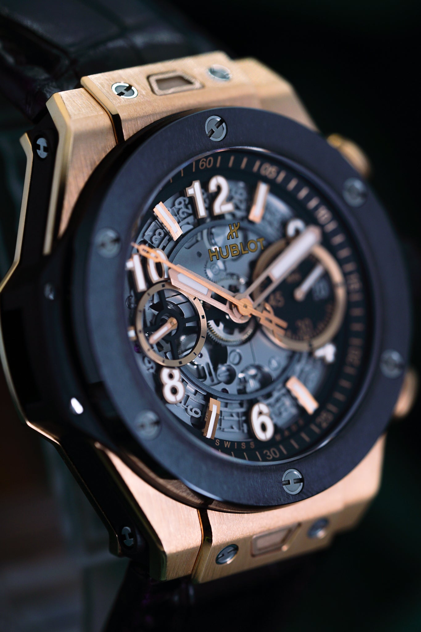 Hublot Big Bang Unico 421.OM.1180.RX King Gold 44mm Black Ceramic
