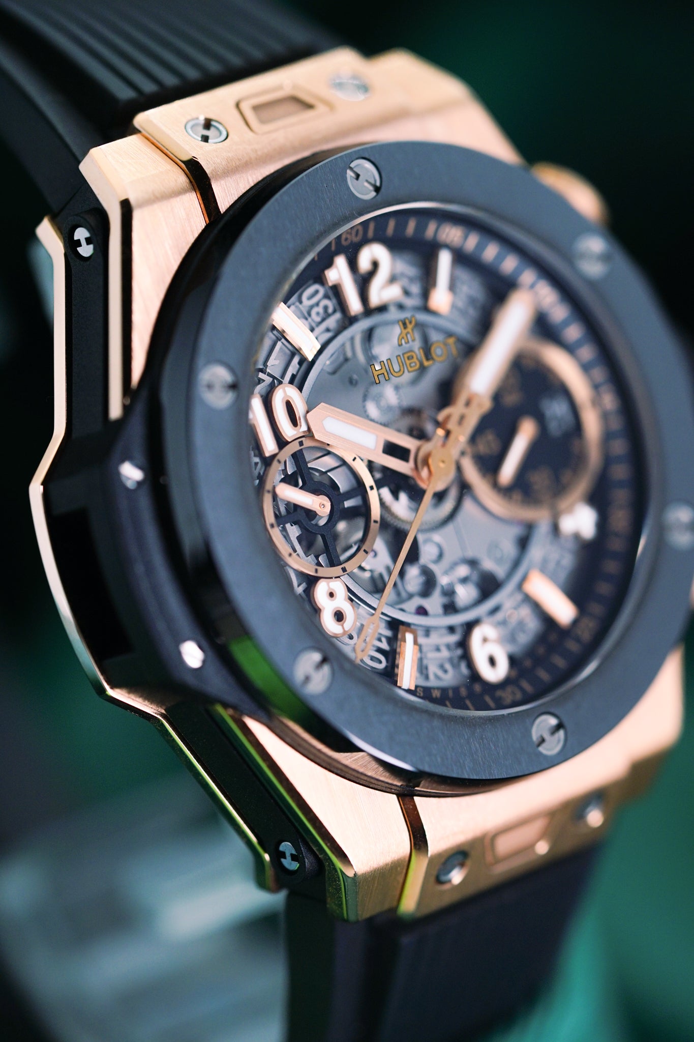 Hublot Big Bang Unico King Gold 42mm Black Ceramic Ref. 441.OM.1181.RX