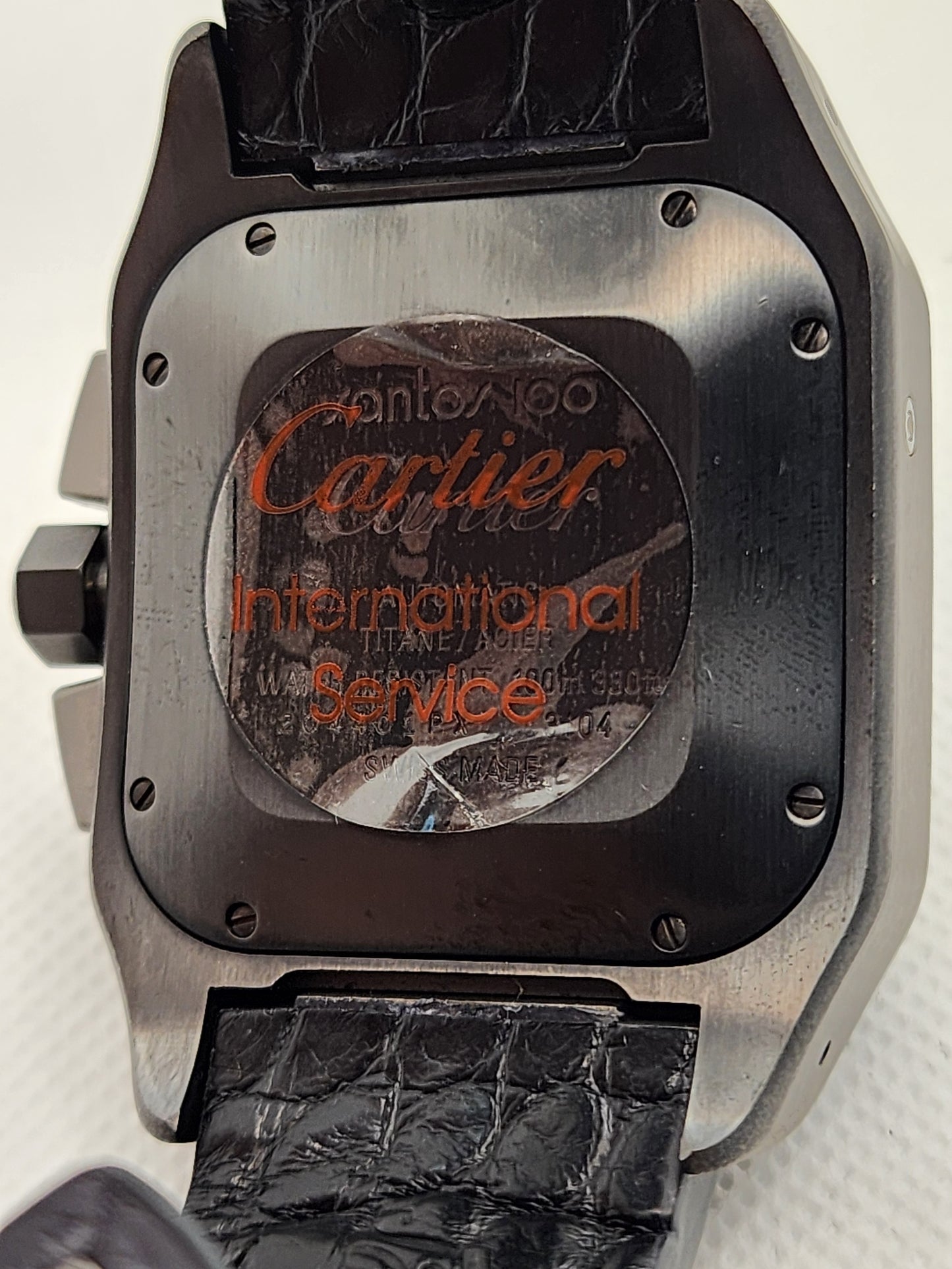 Cartier Santos XL 100 Chrono W2020004 'Oversized Chronograph'