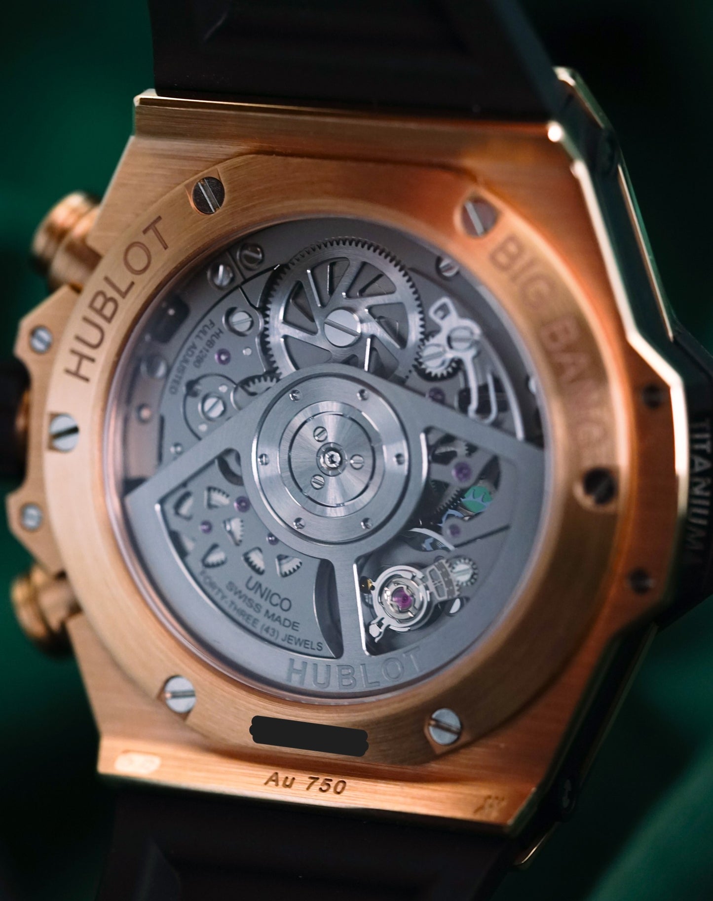Hublot Big Bang Unico King Gold 42mm Black Ceramic Ref. 441.OM.1181.RX