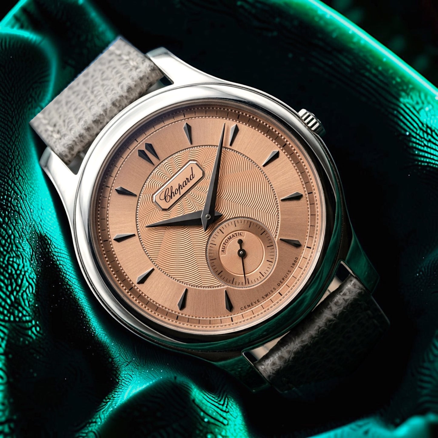 Chopard L.U.C 1860 | Ref. 168860-3003 | A Rare Salmon Dial Wristwatch