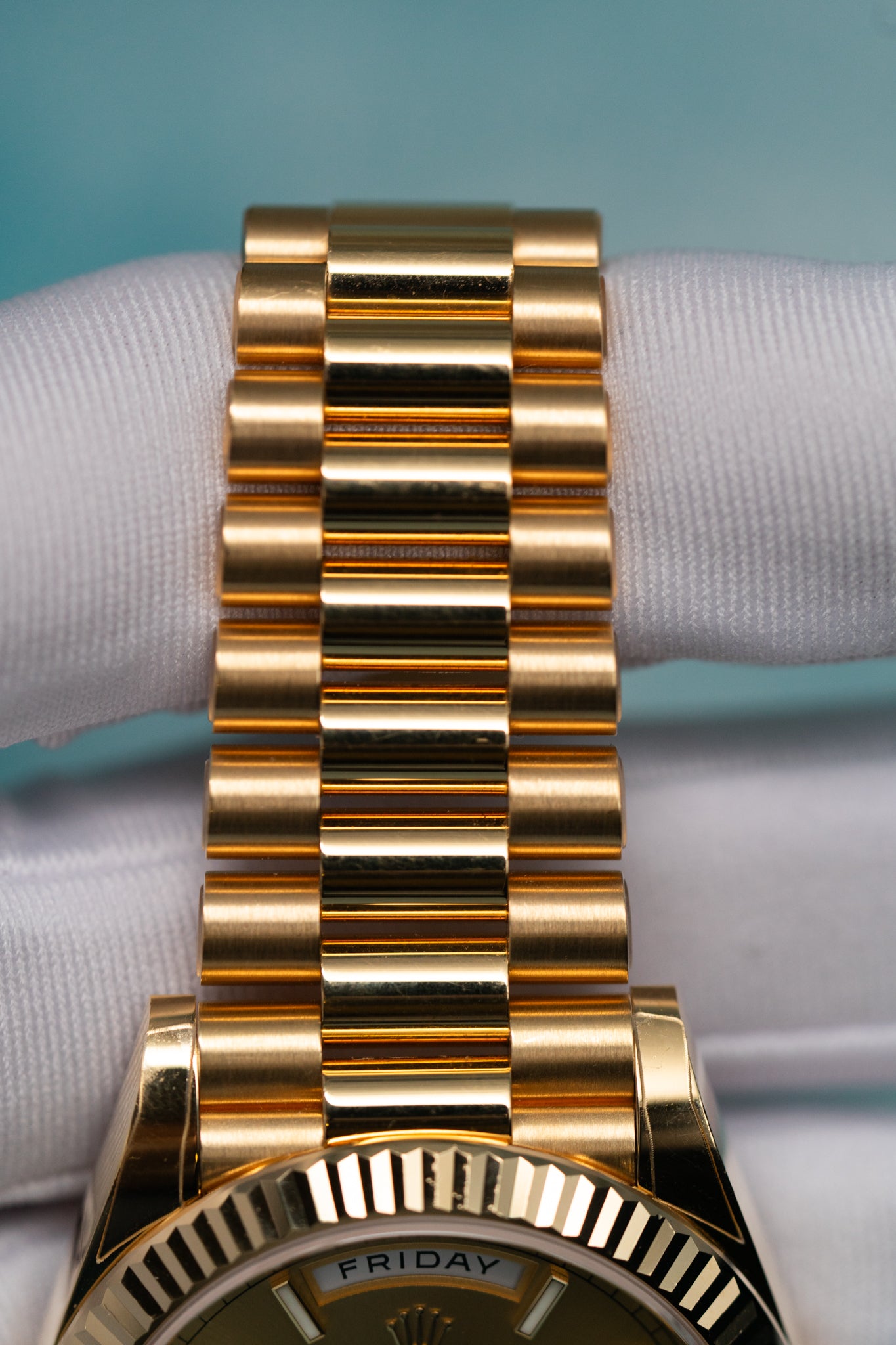 Rolex Day-Date 40 Reference 228238 Presidential Timepiece in Champagne Yellow (2023)