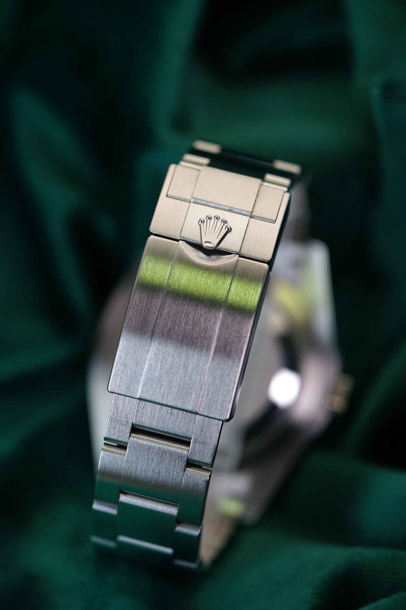 Rolex Air King ICONIC Pilot Dial FULL SET Guard Oystersteel Yellow Logo Air King Reference 126900 (Arabic Dial)