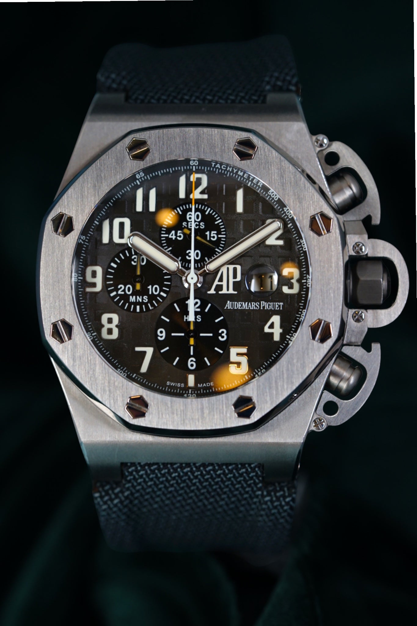 Audemars Piguet Royal Oak Offshore Chronograph T3 MOST 'Badass' Royal Oak Ever. 250 COLLECTOR's Gem LIMITED EDITION, TITANIUM CHRONOGRAPH WRISTWATCH WITH DATE