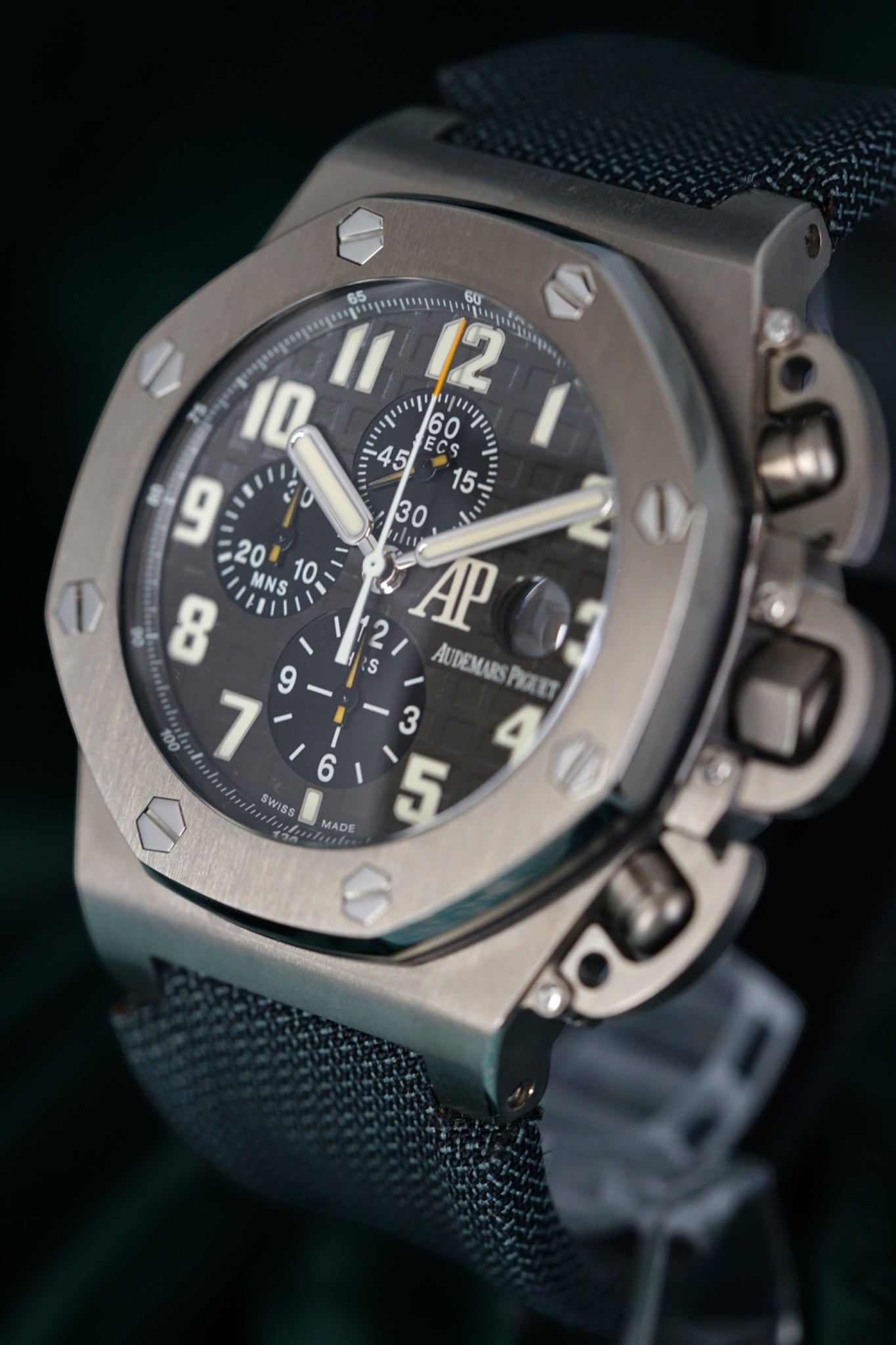 Audemars Piguet Royal Oak Offshore Chronograph T3 MOST 'Badass' Royal Oak Ever. 250 COLLECTOR's Gem LIMITED EDITION, TITANIUM CHRONOGRAPH WRISTWATCH WITH DATE