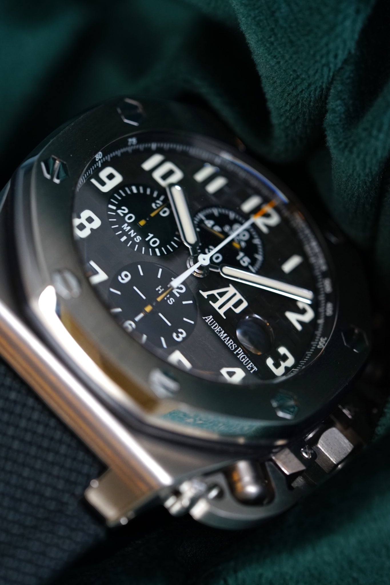 Audemars Piguet Royal Oak Offshore Chronograph T3 MOST 'Badass' Royal Oak Ever. 250 COLLECTOR's Gem LIMITED EDITION, TITANIUM CHRONOGRAPH WRISTWATCH WITH DATE