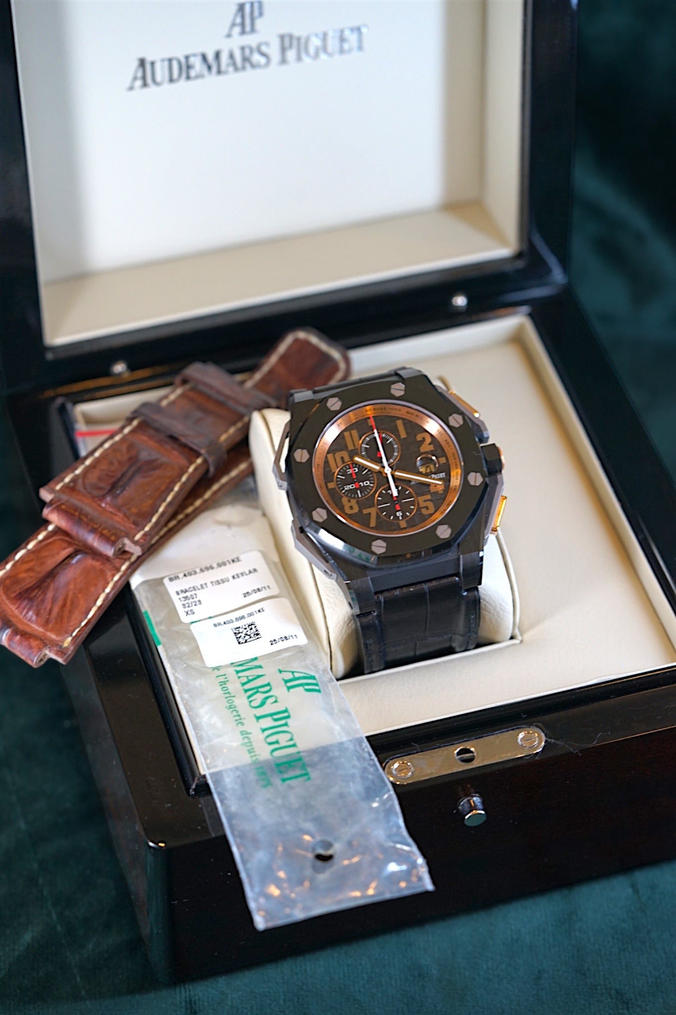 Audemars Piguet Royal Oak Offshore ARNOLD SCHWARZENEGGER THE LEGACY 26378IO.OO.A001KE.01 Finalé 'THE LEGACY' Limited Edition ROSE GOLD BLACK CERAMIC timepiece