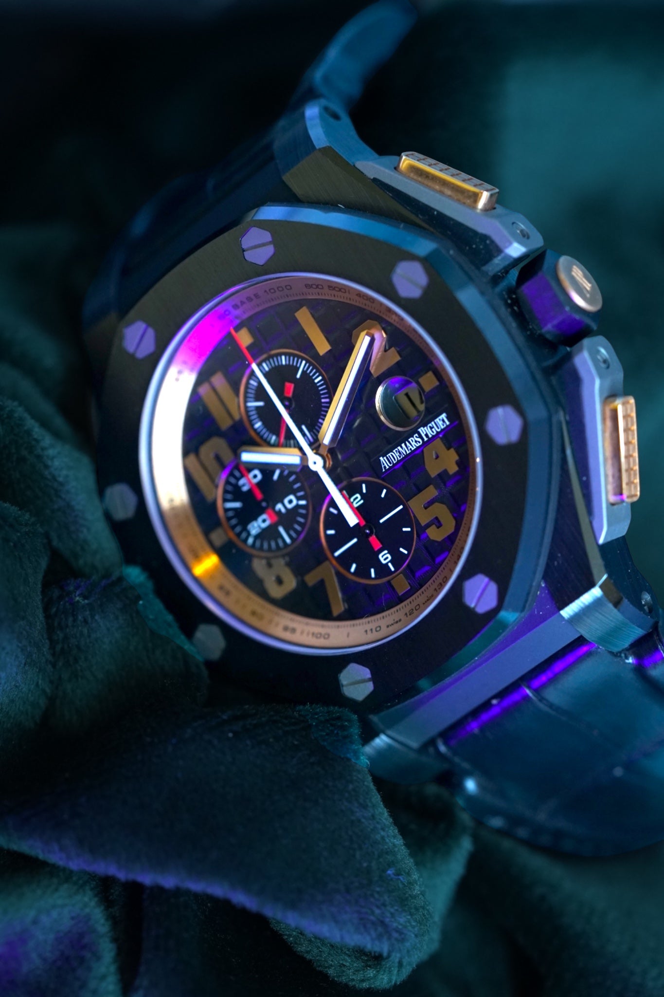 Audemars Piguet Royal Oak Offshore ARNOLD SCHWARZENEGGER THE LEGACY 26378IO.OO.A001KE.01 Finalé 'THE LEGACY' Limited Edition ROSE GOLD BLACK CERAMIC timepiece