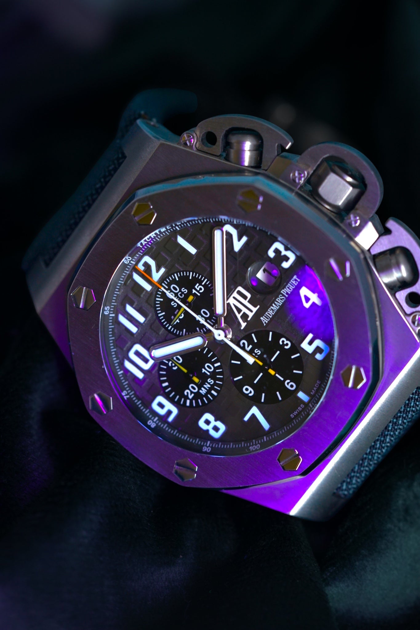 Audemars Piguet Royal Oak Offshore Chronograph T3 MOST 'Badass' Royal Oak Ever. 250 COLLECTOR's Gem LIMITED EDITION, TITANIUM CHRONOGRAPH WRISTWATCH WITH DATE