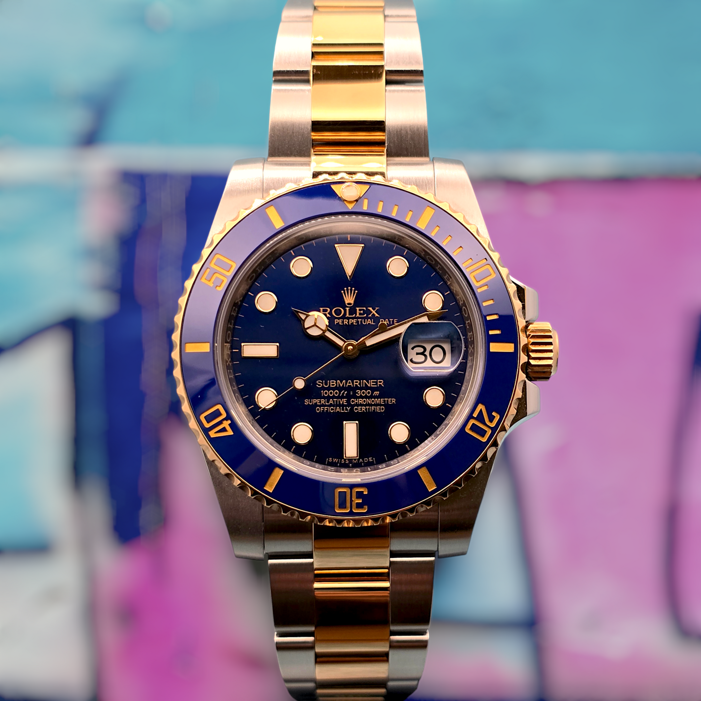 Rolex Submariner 116613LB 'Bluesy' Two-Tone