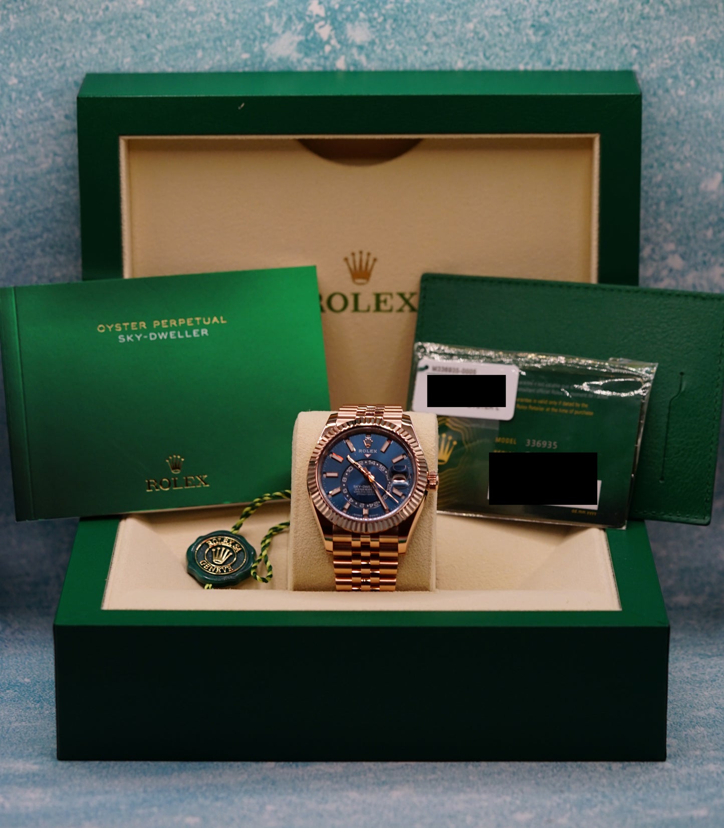 Rolex Sky-Dweller 336935 'Everose Blue' Jubilee