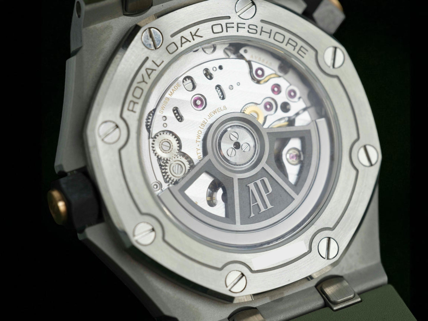 Audemars Piguet Royal Oak Offshore 42mm Diver MASSIVE GREEN 42mm COMPLETE Luxury Sport Chronograph Open Casebook 15720ST.OO.A052CA.01