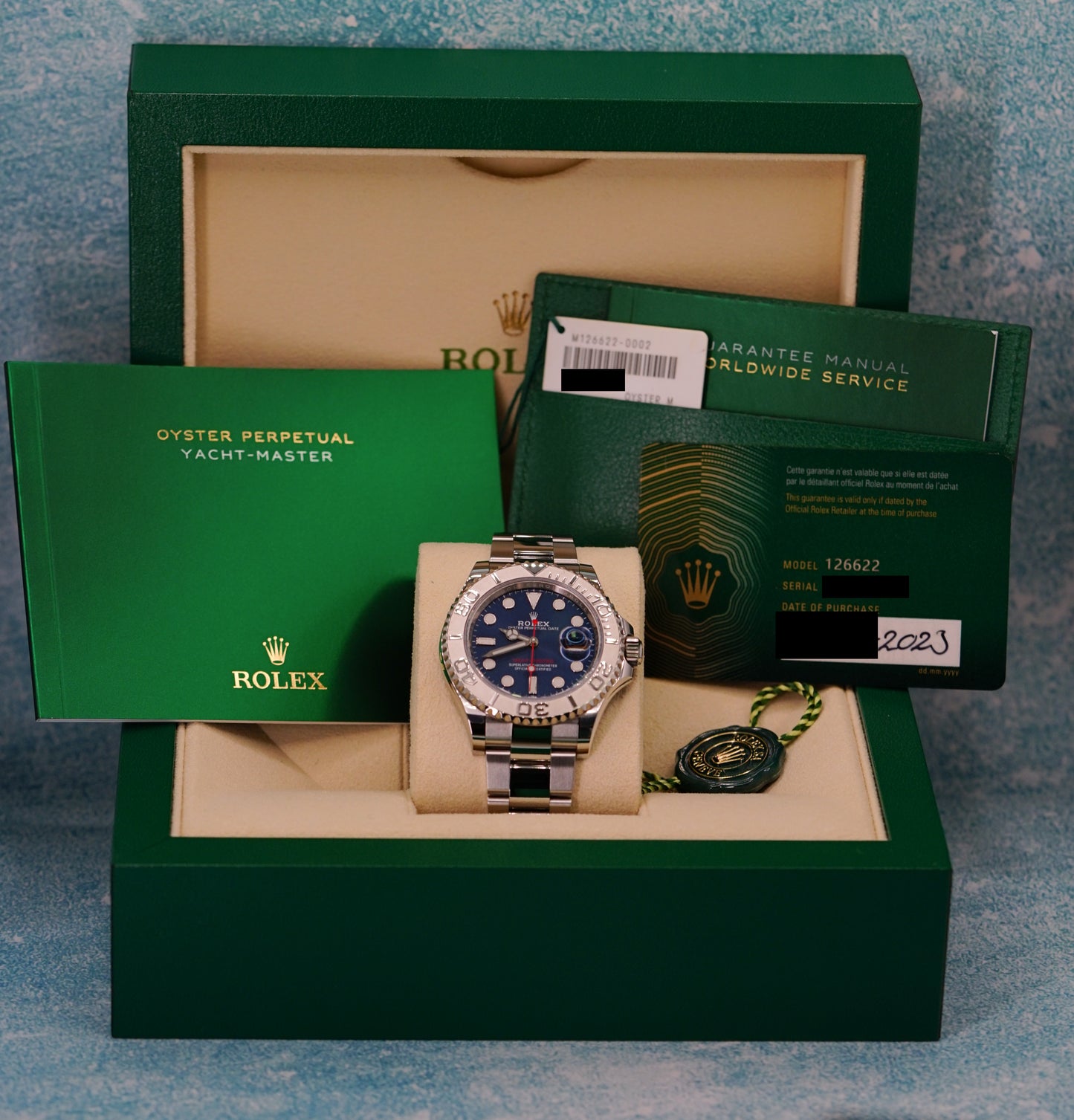 ROLEX Yacht-Master 126622 'Blue Dial' – Rare Iconic Luxury Timepiece