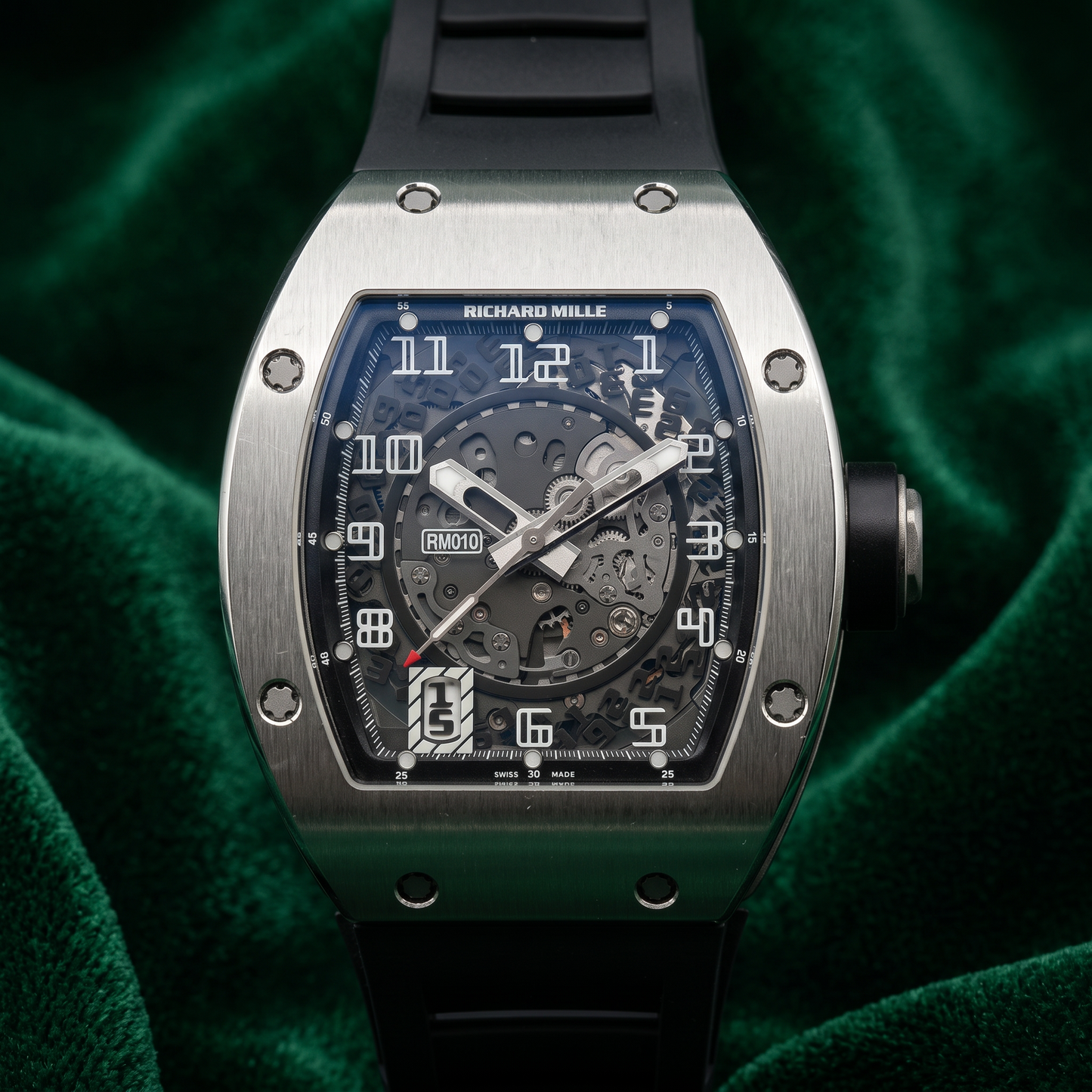 Richard Mille | Ref RM010 WG | A White Gold Wristwatch