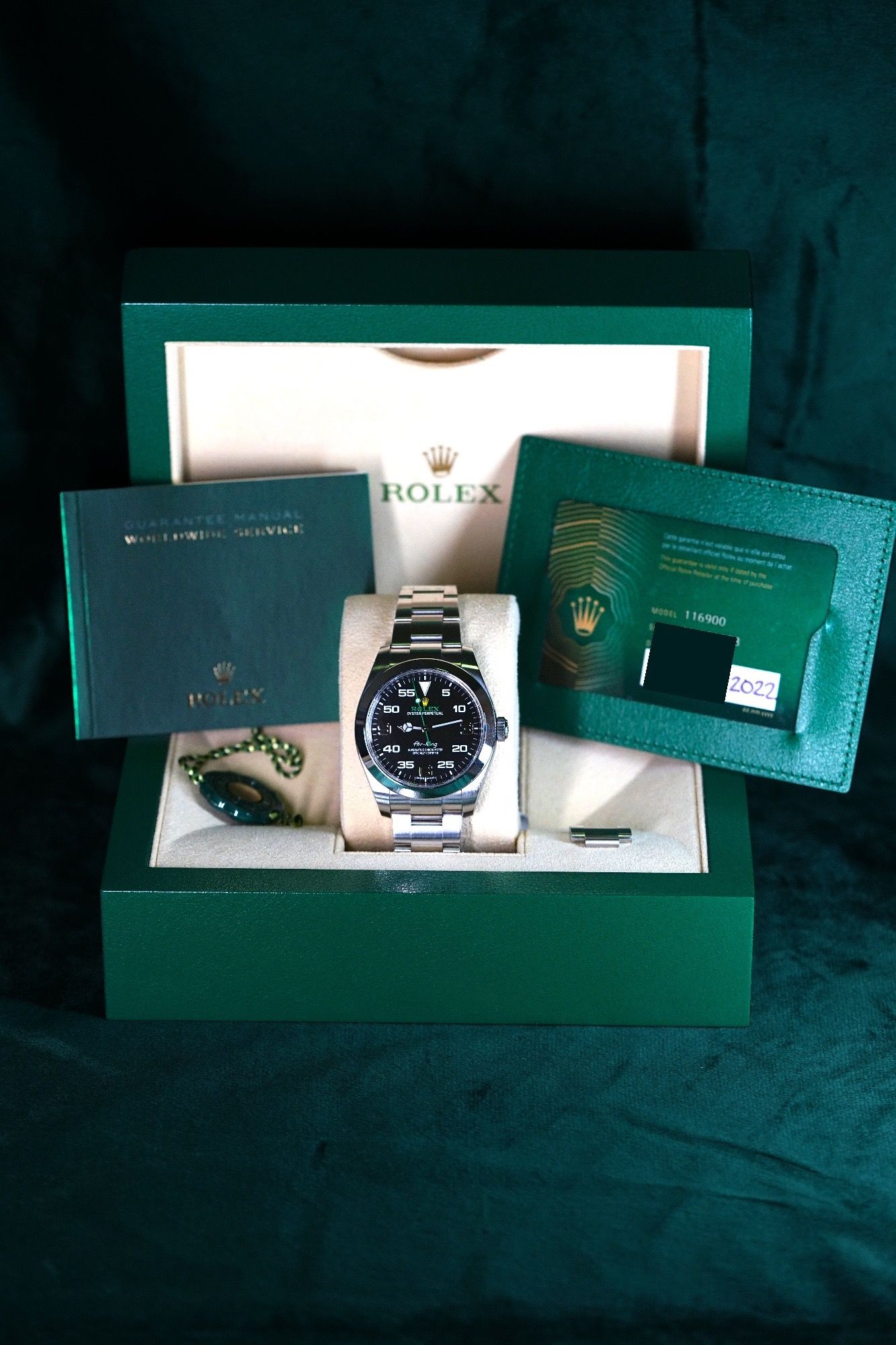 Rolex
Air-King Reference 116900, Oystersteel automatic wristwatch with Oyster bracelet