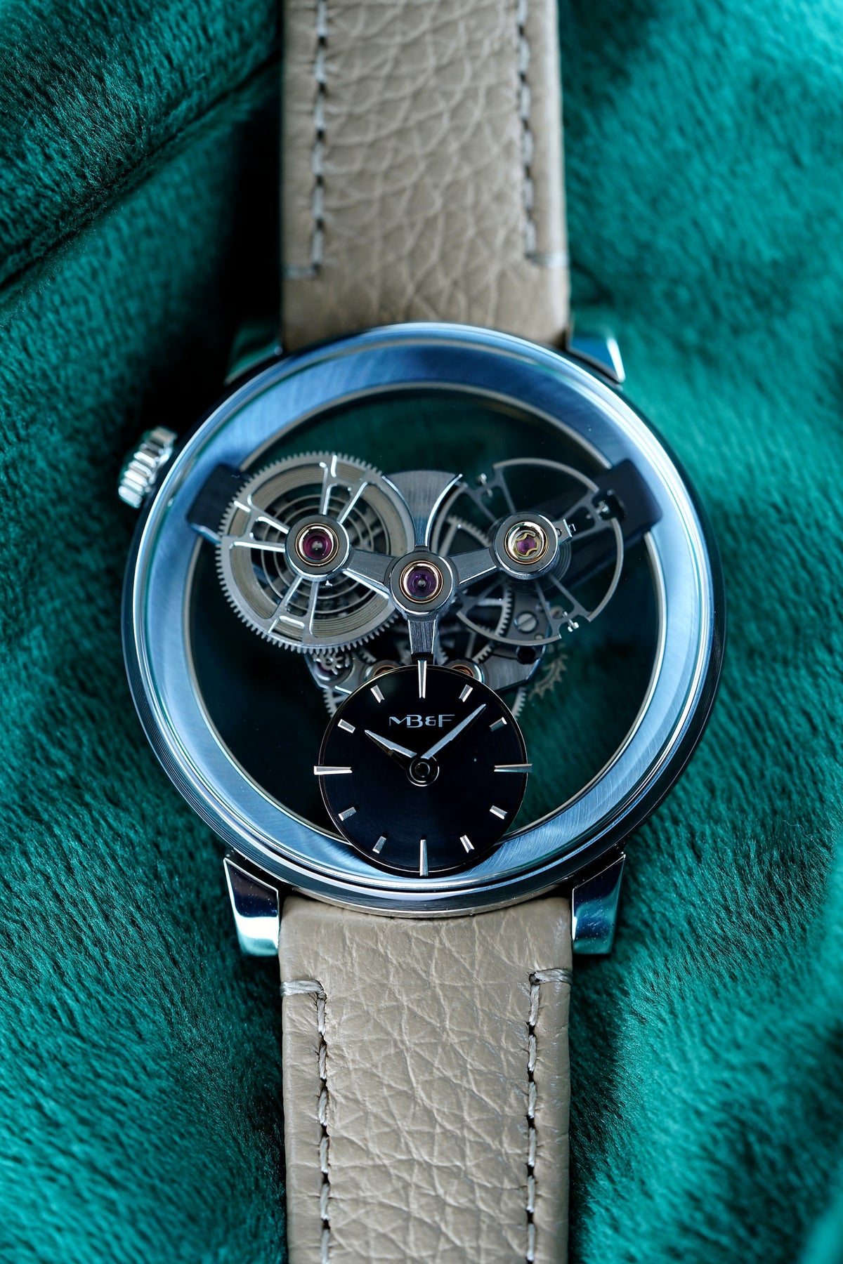 MB&F | Reference SP1.PL.BU | A 950 Platinum Manual-Winding Wristwatch