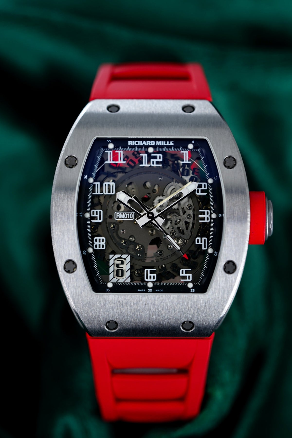 Richard Mille | Reference rm010ti | A Grade 5 Titanium Automatic Tonneau Wristwatch