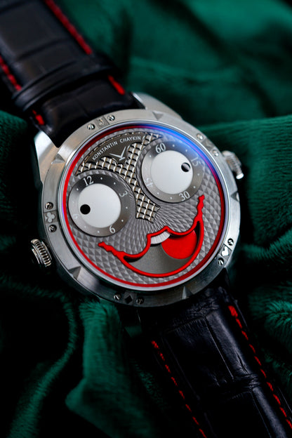 Konstantin Chaykin | Reference K.18-18 | A Stainless Steel Automatic Moon Phase Wristwatch