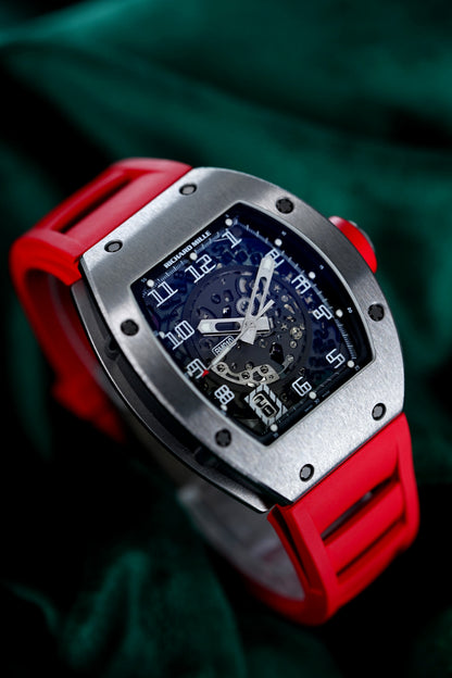 Richard Mille | Reference rm010ti | A Grade 5 Titanium Automatic Tonneau Wristwatch