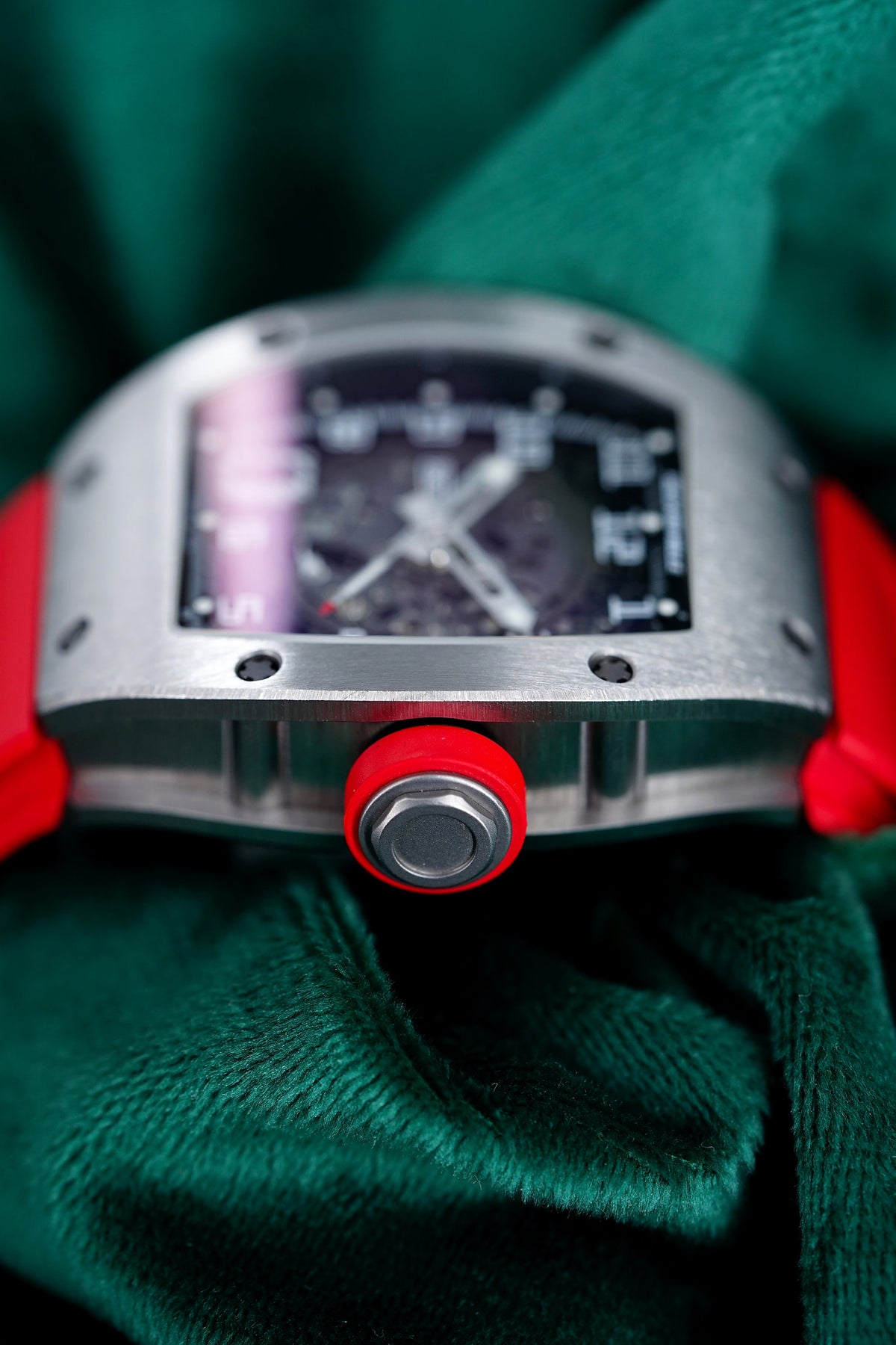 Richard Mille | Reference rm010ti | A Grade 5 Titanium Automatic Tonneau Wristwatch