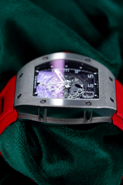 Richard Mille | Reference rm010ti | A Grade 5 Titanium Automatic Tonneau Wristwatch