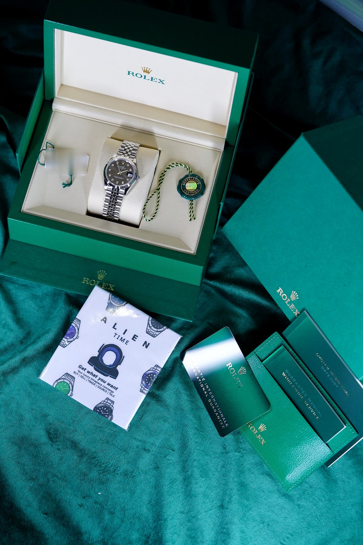 Rolex Datejust | Reference 278274 | A White Rolesor Automatic Diamond-Set Datejust 31 Wristwatch