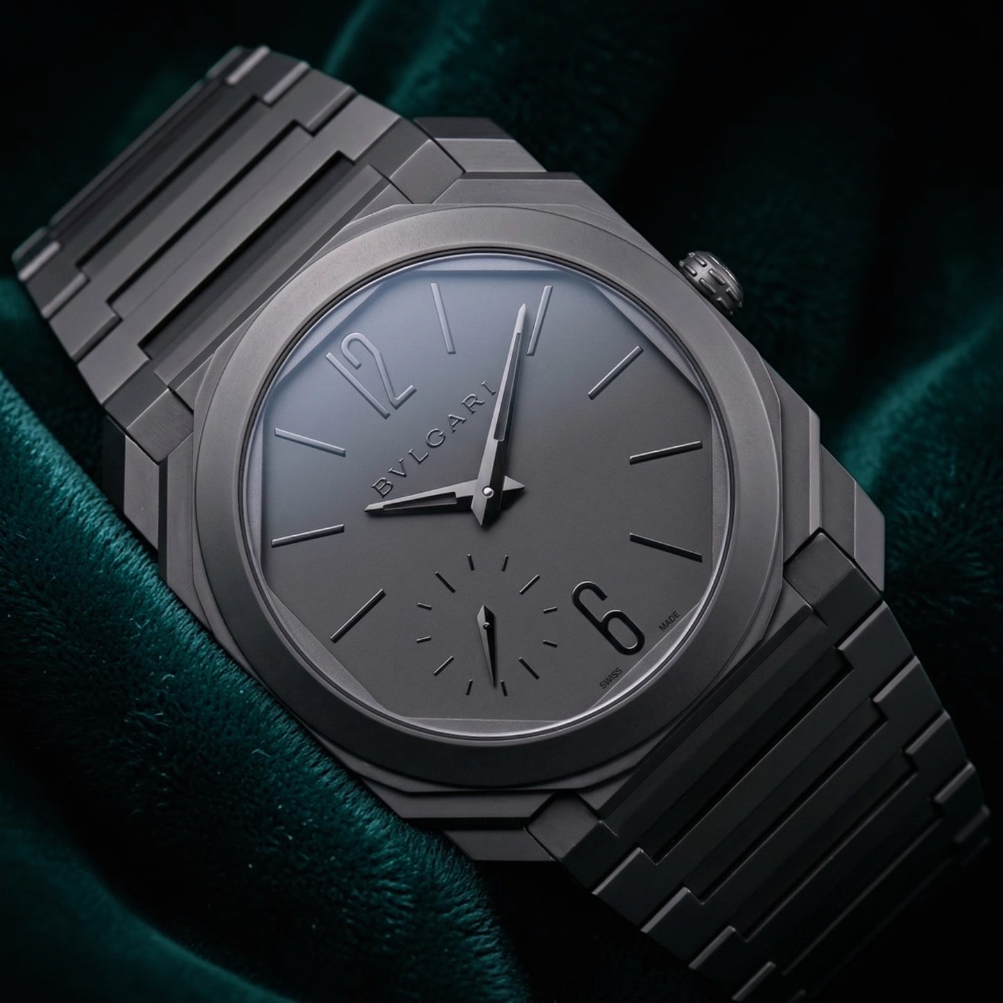 Bulgari Octo Finissimo | Ref 103077 | Black Sandblasted Ceramic Automatic Watch