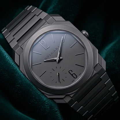 Bulgari Octo Finissimo | Ref 103077 | Black Sandblasted Ceramic Automatic Watch