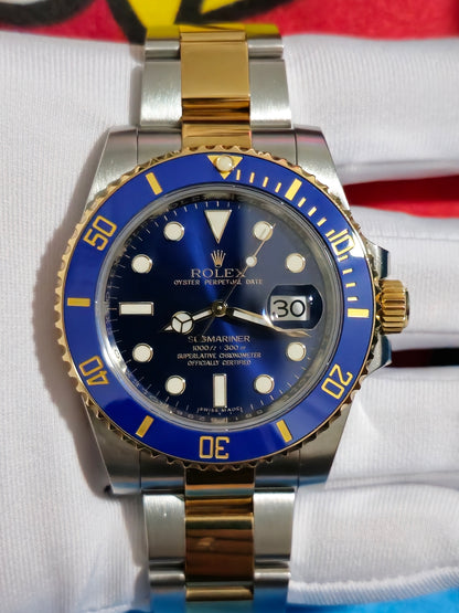 Rolex Submariner 116613LB 'Bluesy' Two-Tone