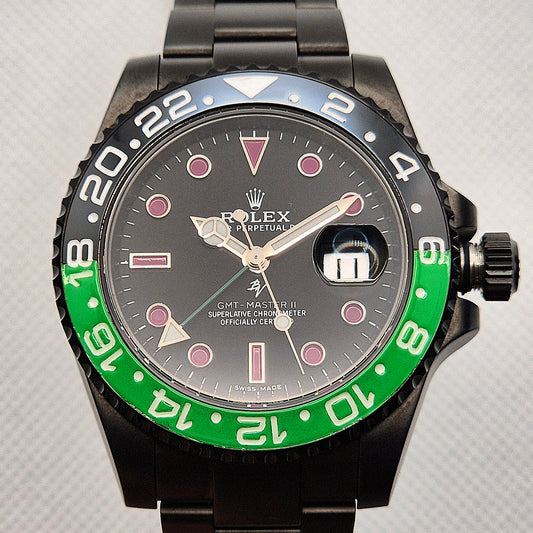 LIMITED EDITION Rolex GMT II Joker BLACK VENOM