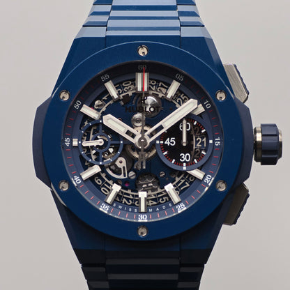 BNIB Hublot Big Bang Integrated Blue Ceramic 42mm Ref: 451.EX.5123.EX