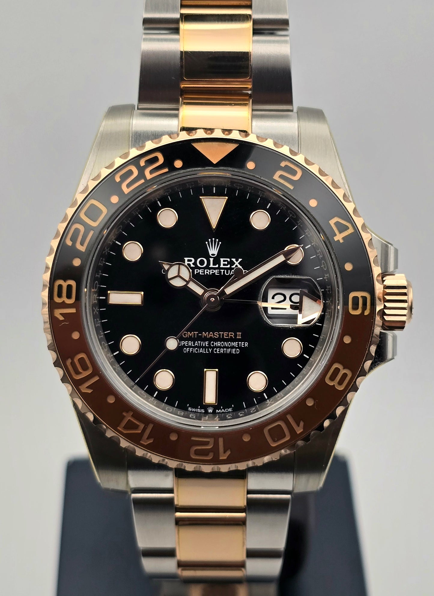 FULL SET Rolex Rootbeer GMT Master II 126711CHNR 126711 Root Beer not pepsi batman Bruce Wayne coke kermit starbucks