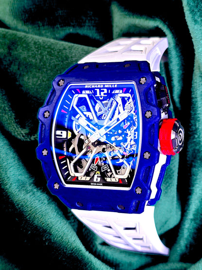 Richard Mille | Ref RM 35-03 | A Blue Carbon TPT "Rafael Nadal" Automatic Wristwatch